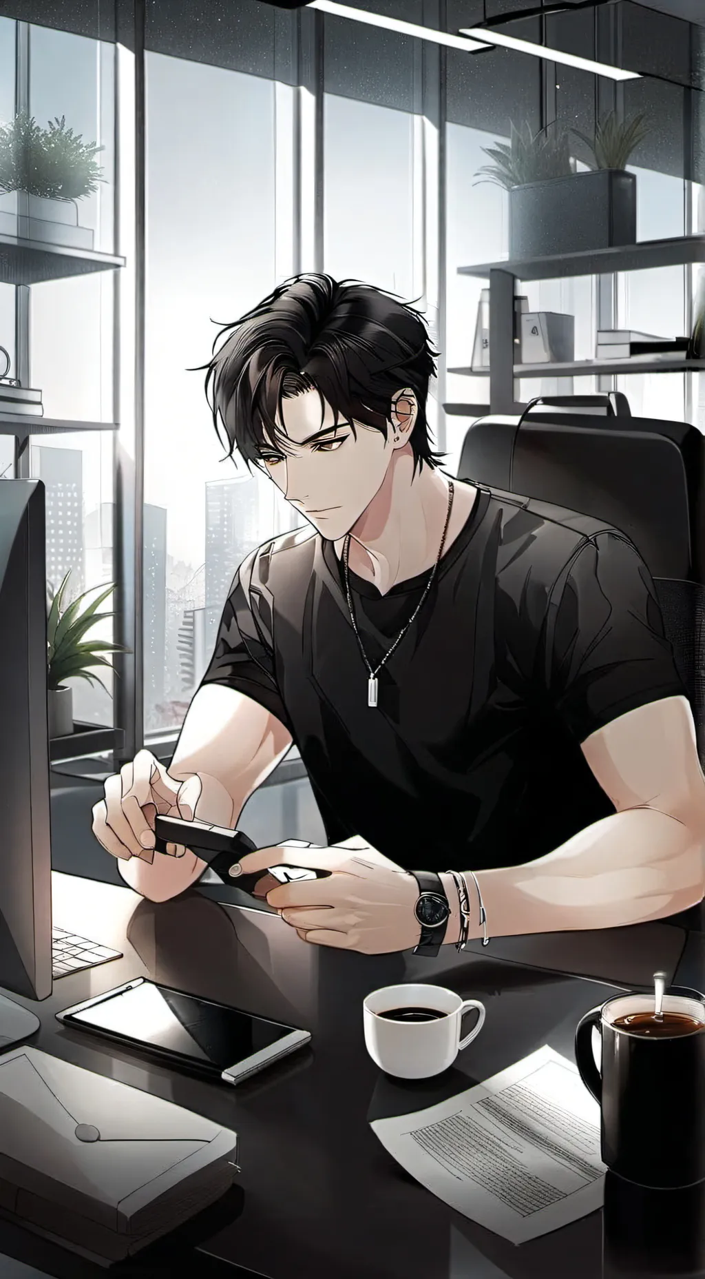 ai character: Alan background
