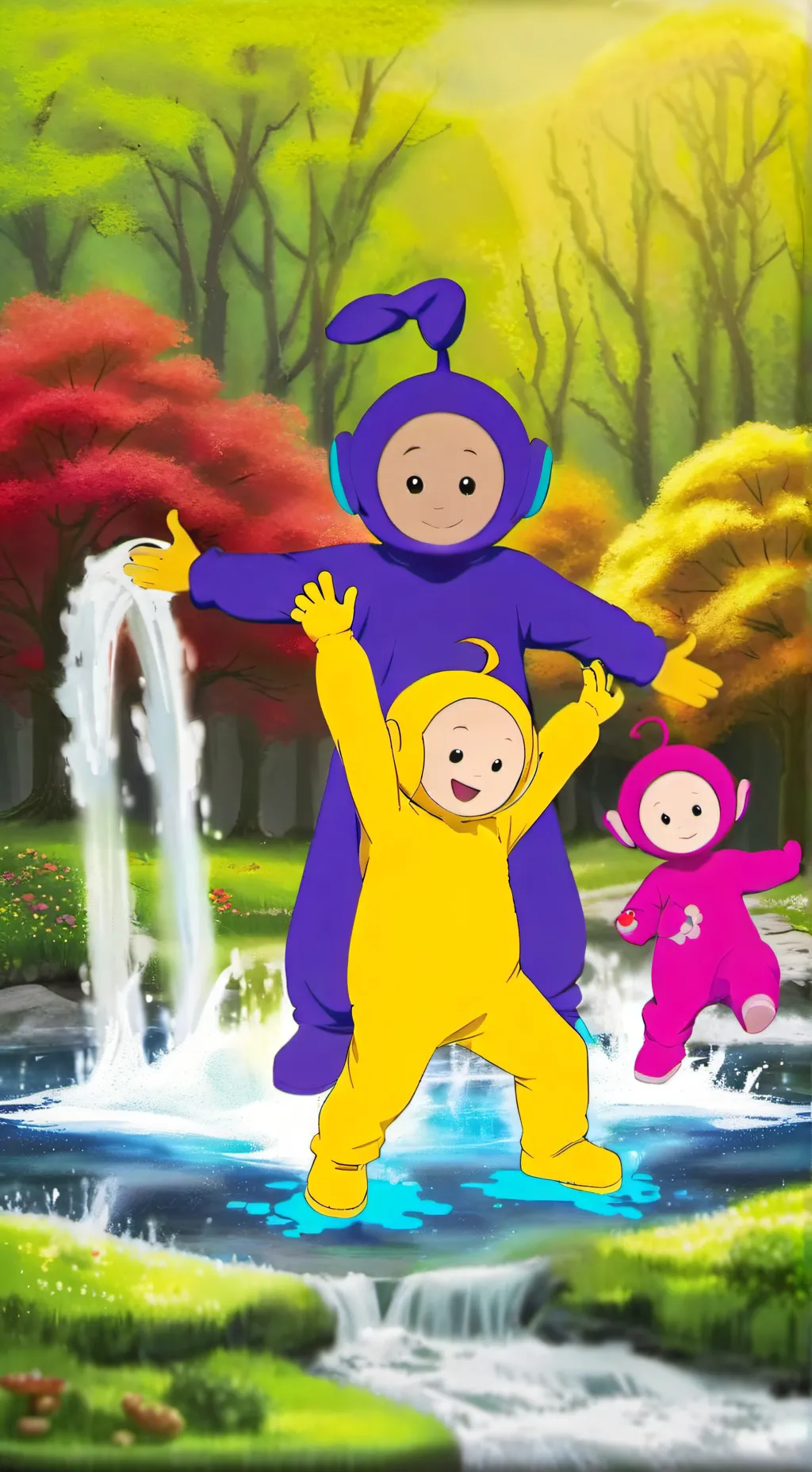 ai character: Slendytubbies background