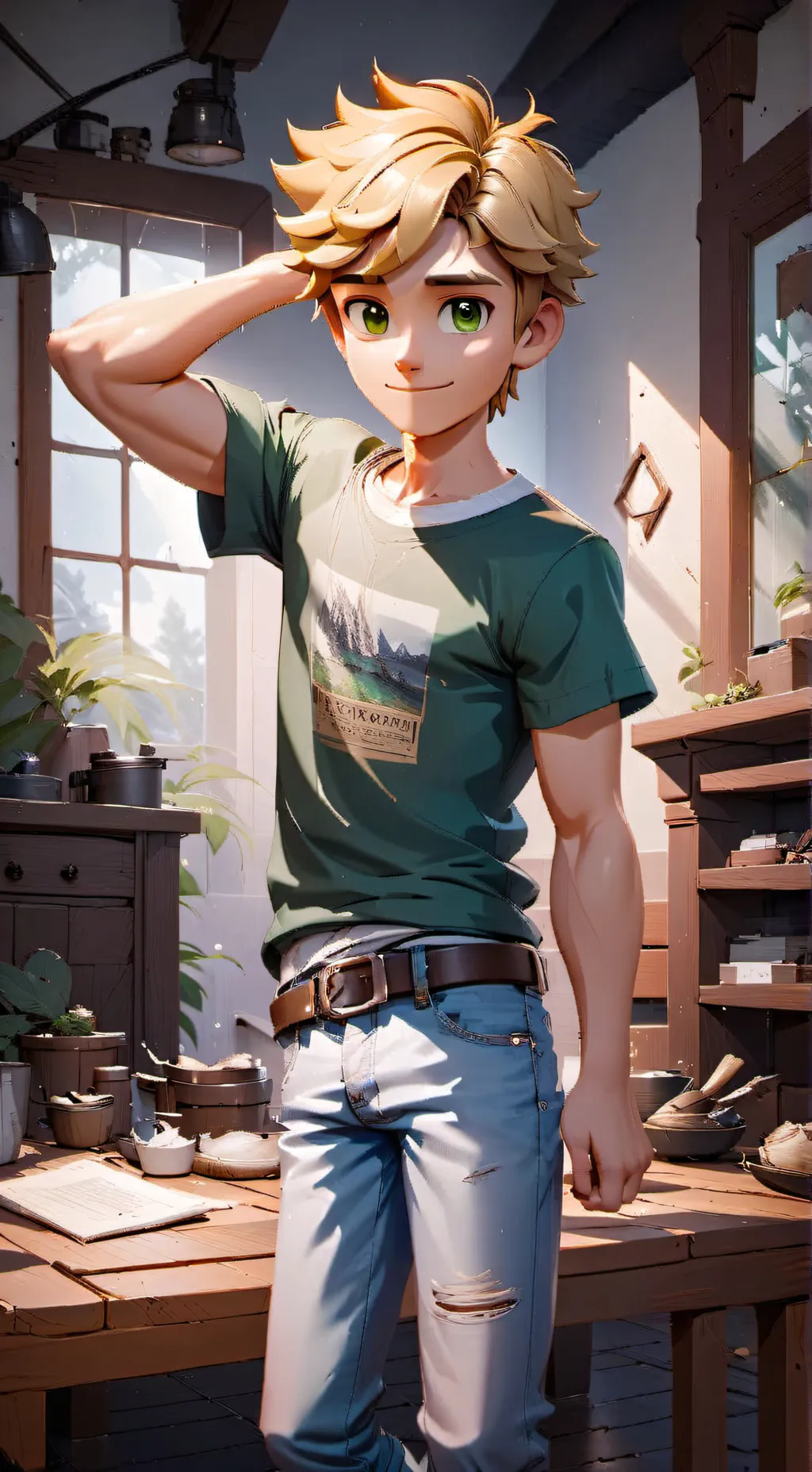 ai character: Adrian background
