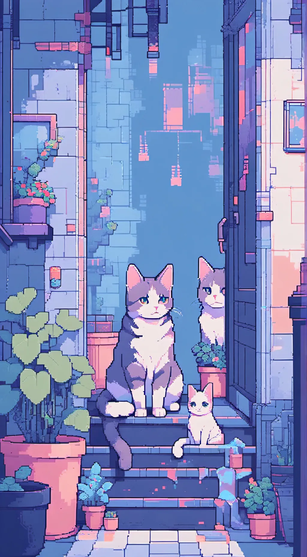 ai character: Scratch background