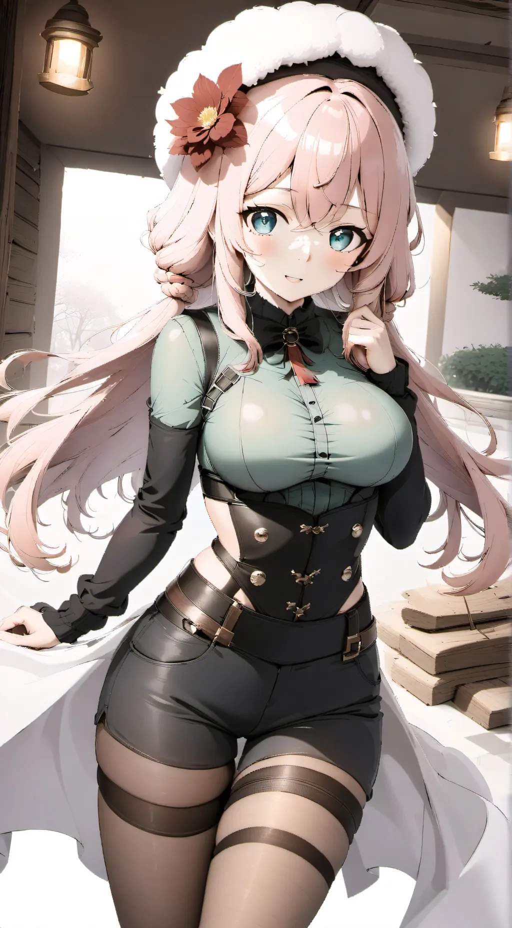 ai character: Jennie  background