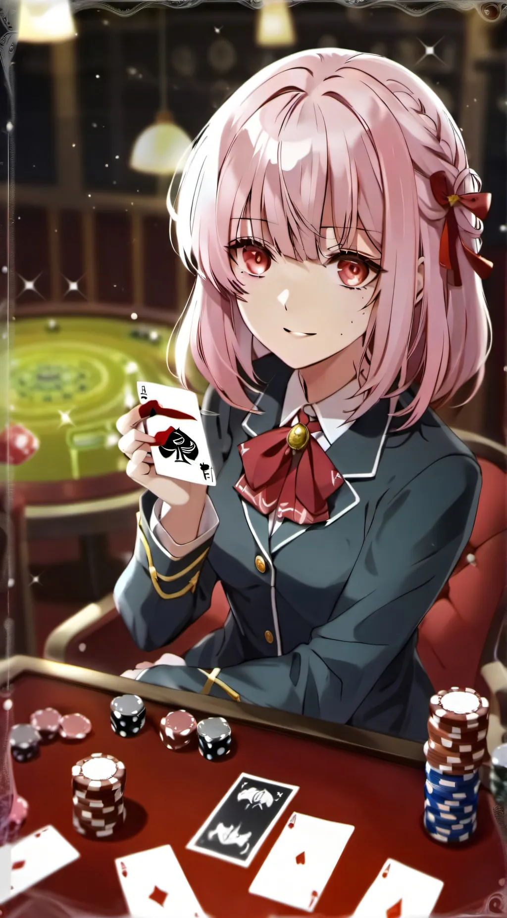 ai character: mirai background