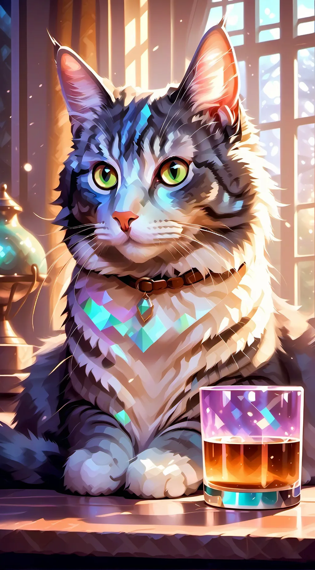 ai character: Whiskers background