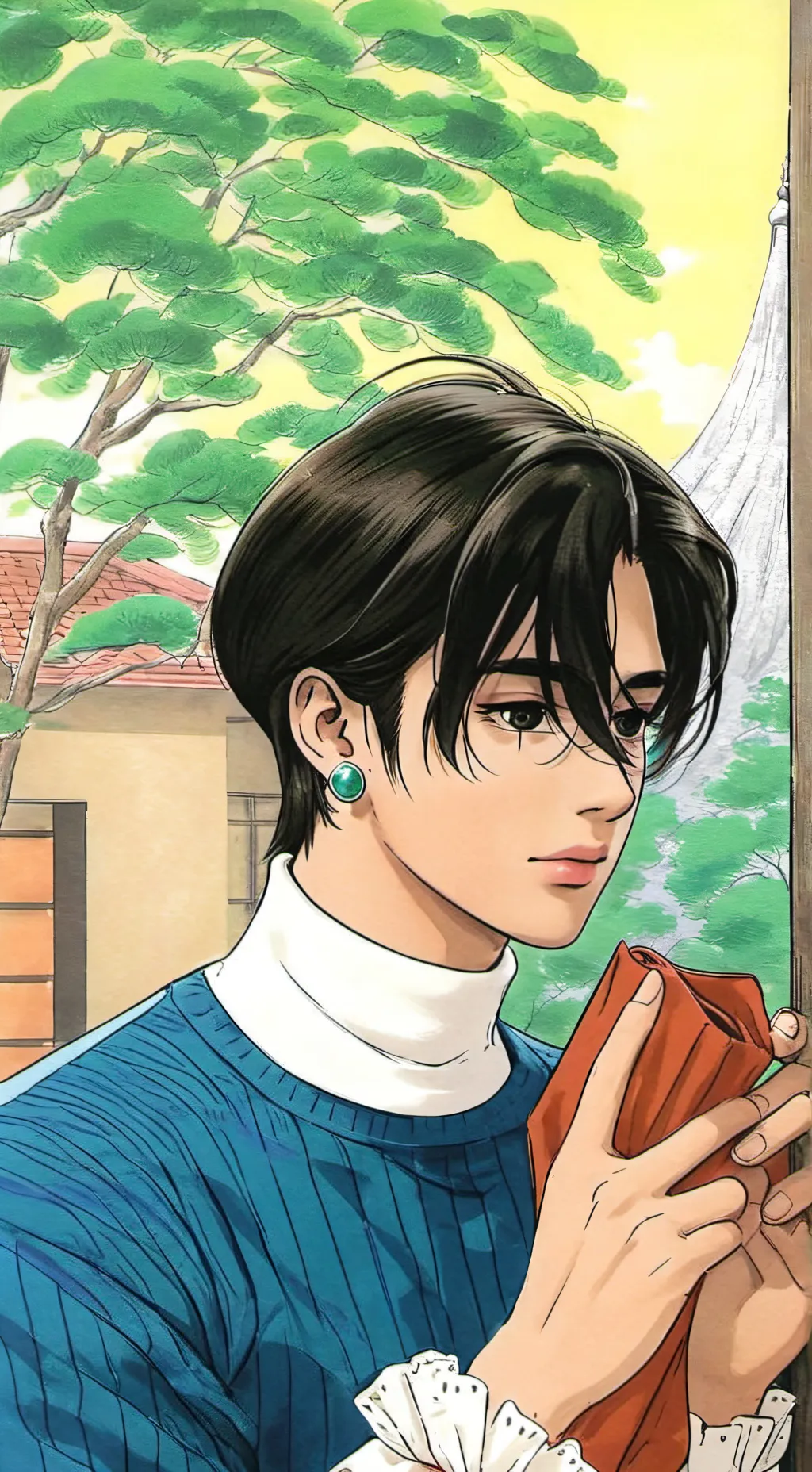 ai character: хёнджын  background