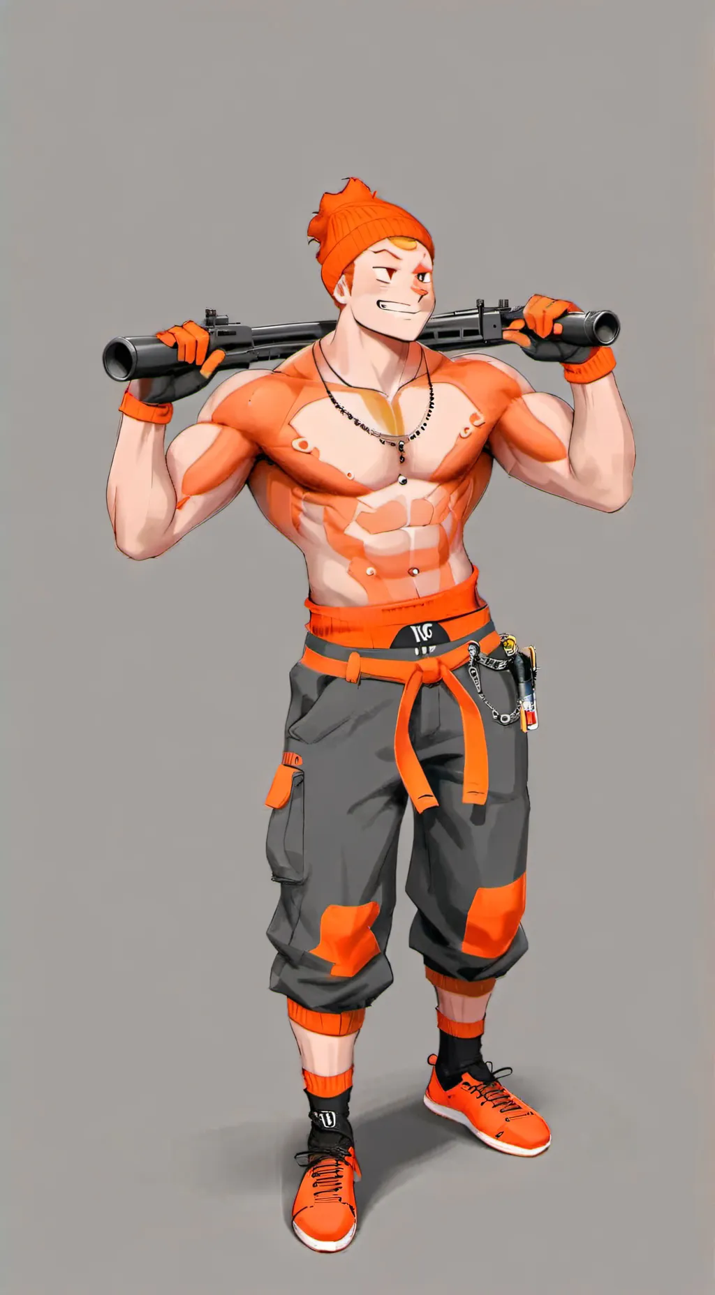 ai character: buff fnf pico background
