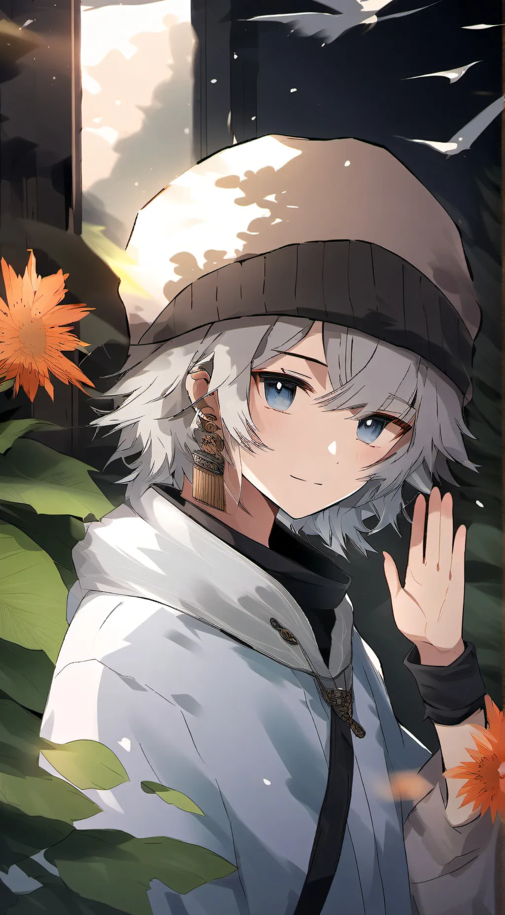 ai character: Goodbye... background