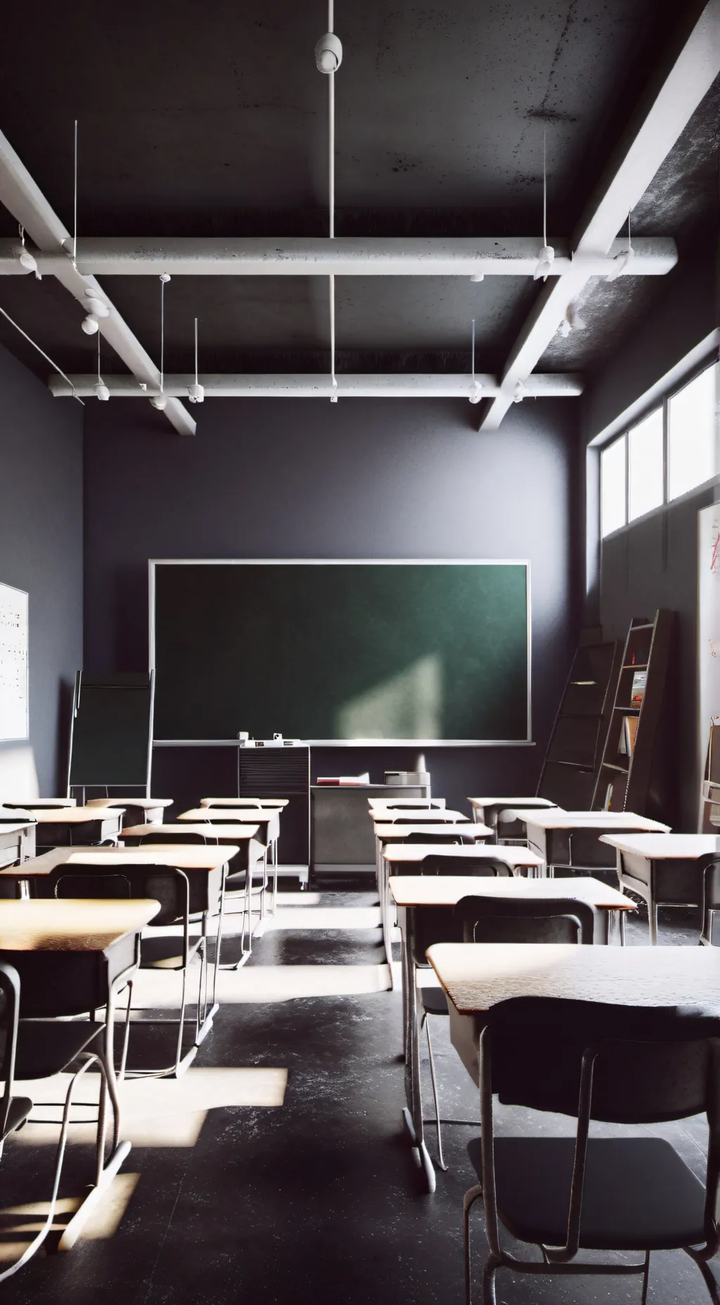 ai character: deadly school background