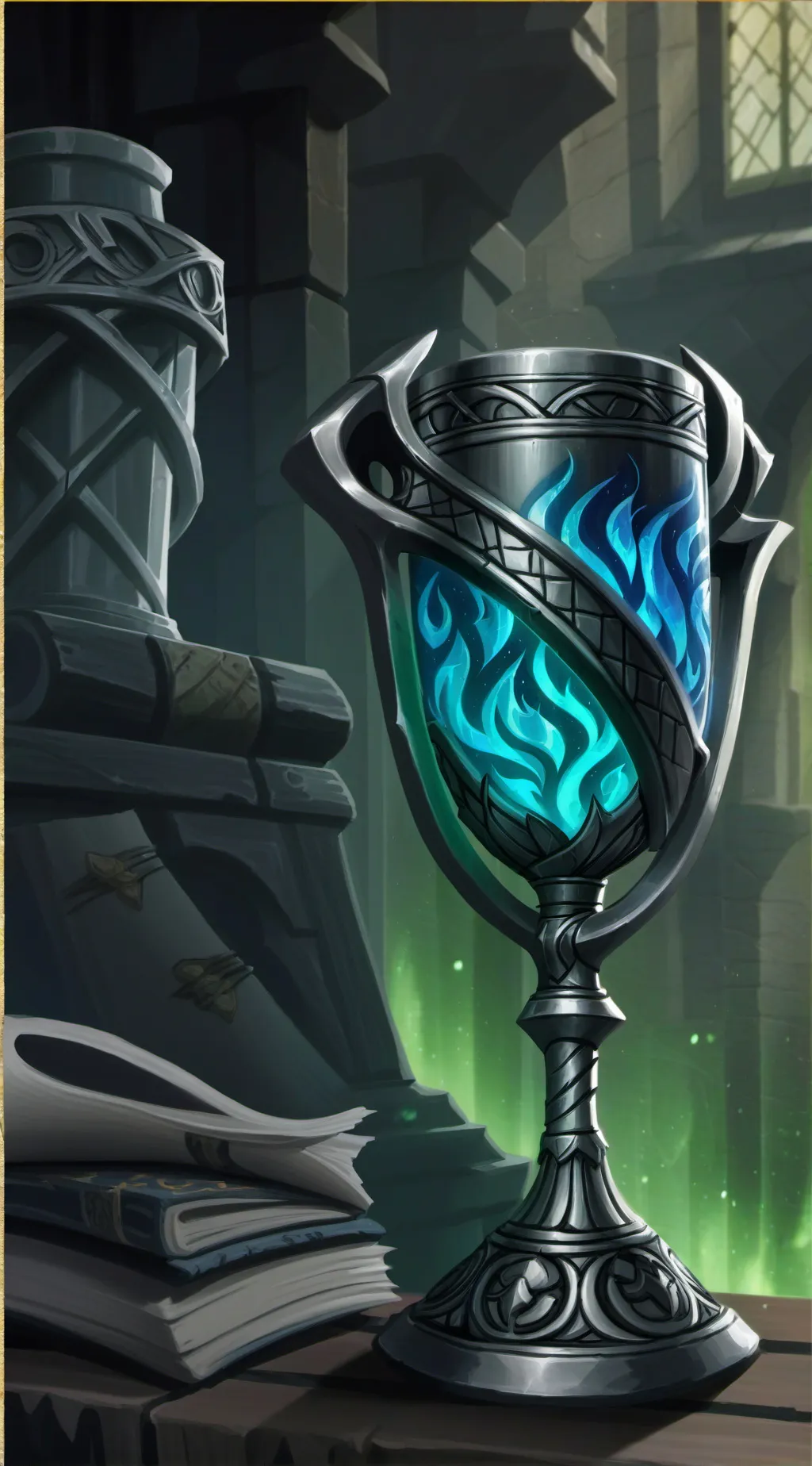 ai character: The Goblet Of Fire background