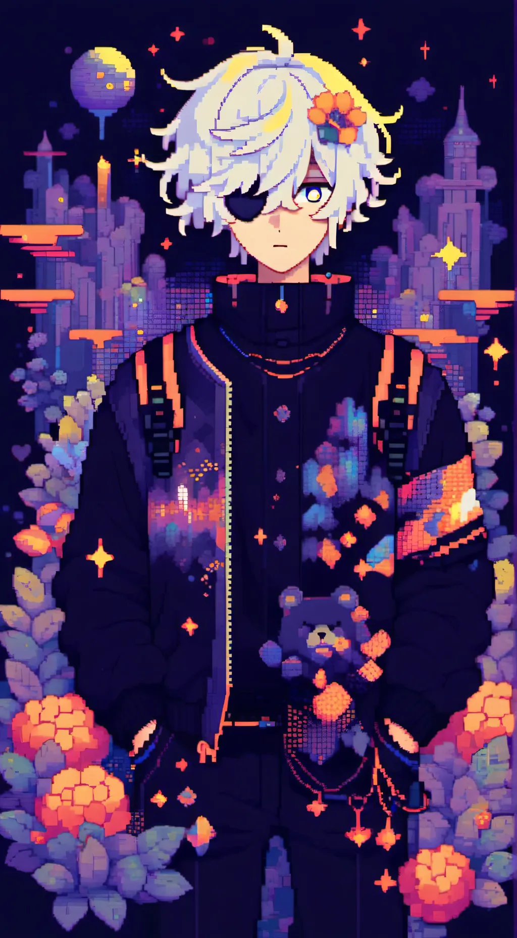 ai character: gabimaru background