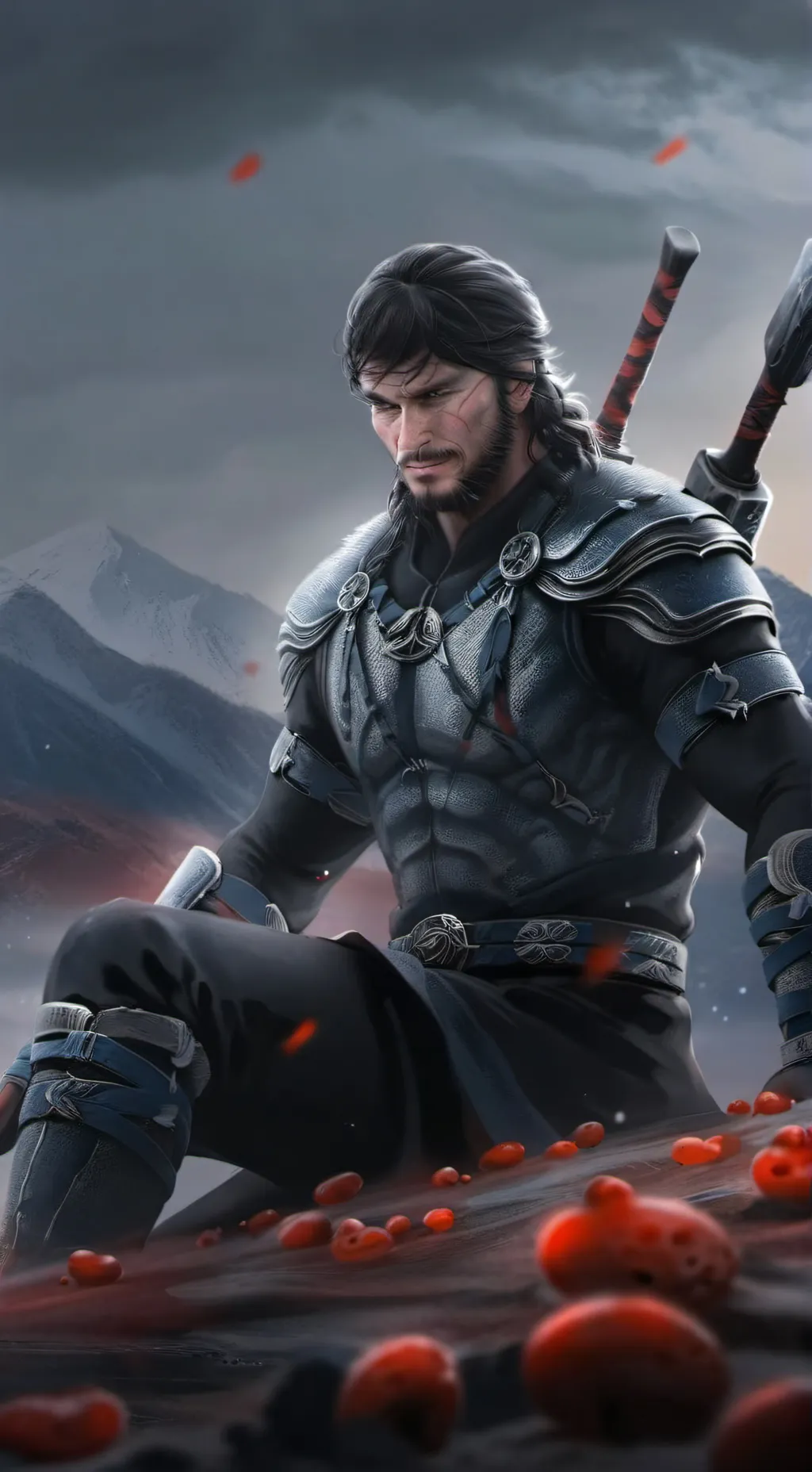 ai character: john bravely background