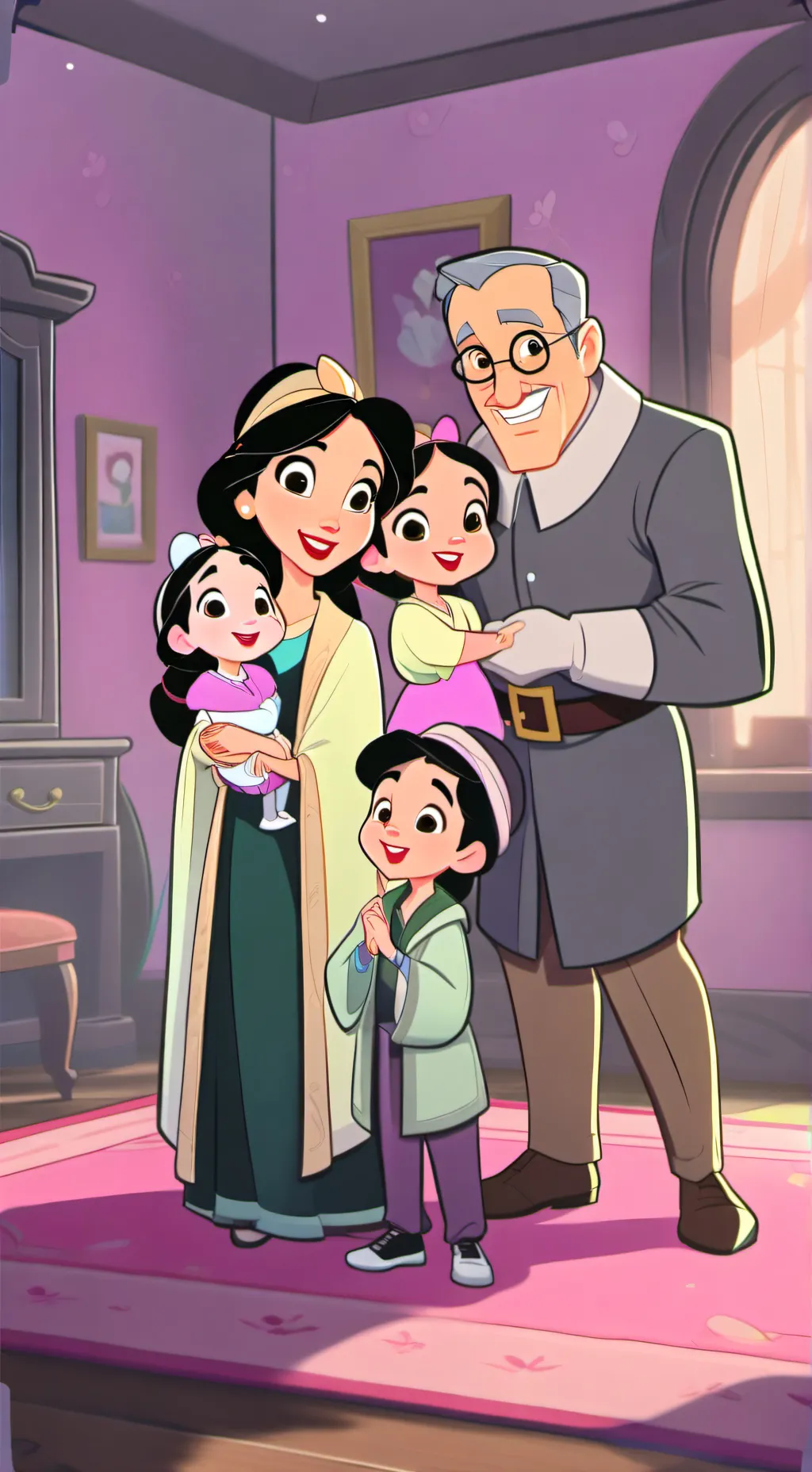 ai character: family reunion(dw) background