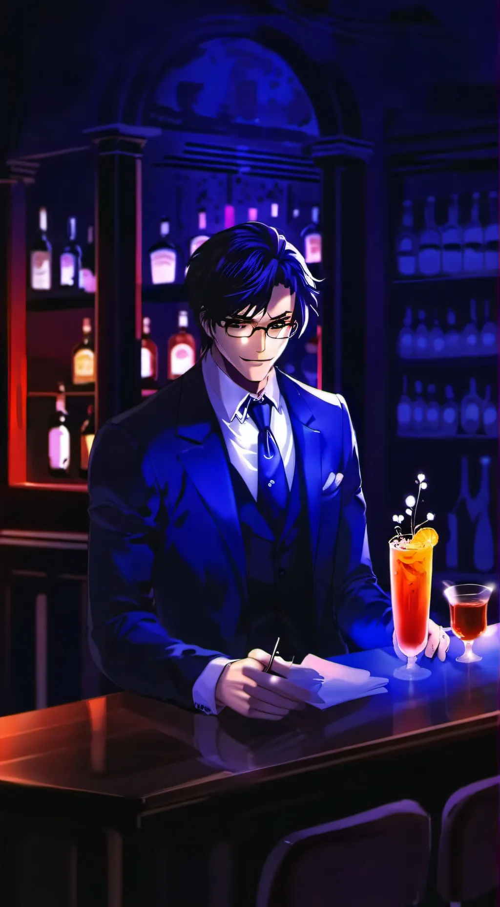 ai character: Vincent background