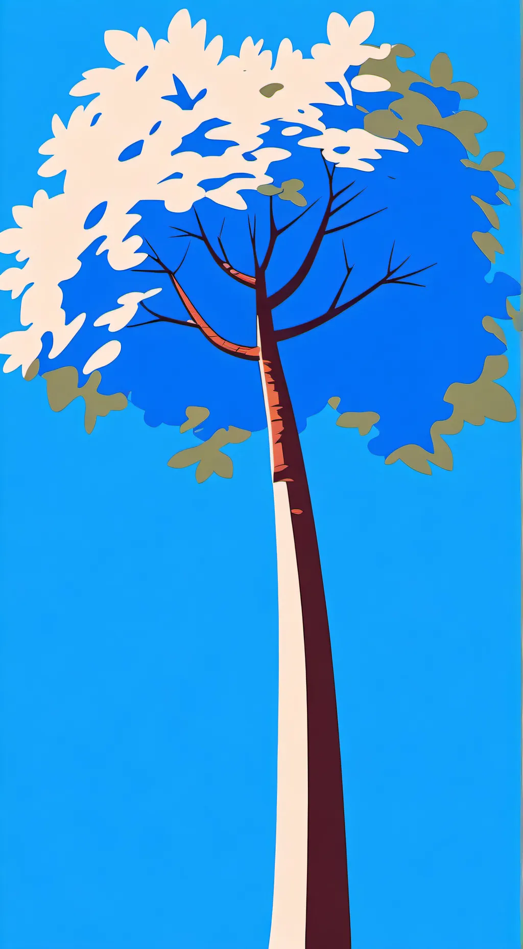 ai character: Lepidodendron tree background
