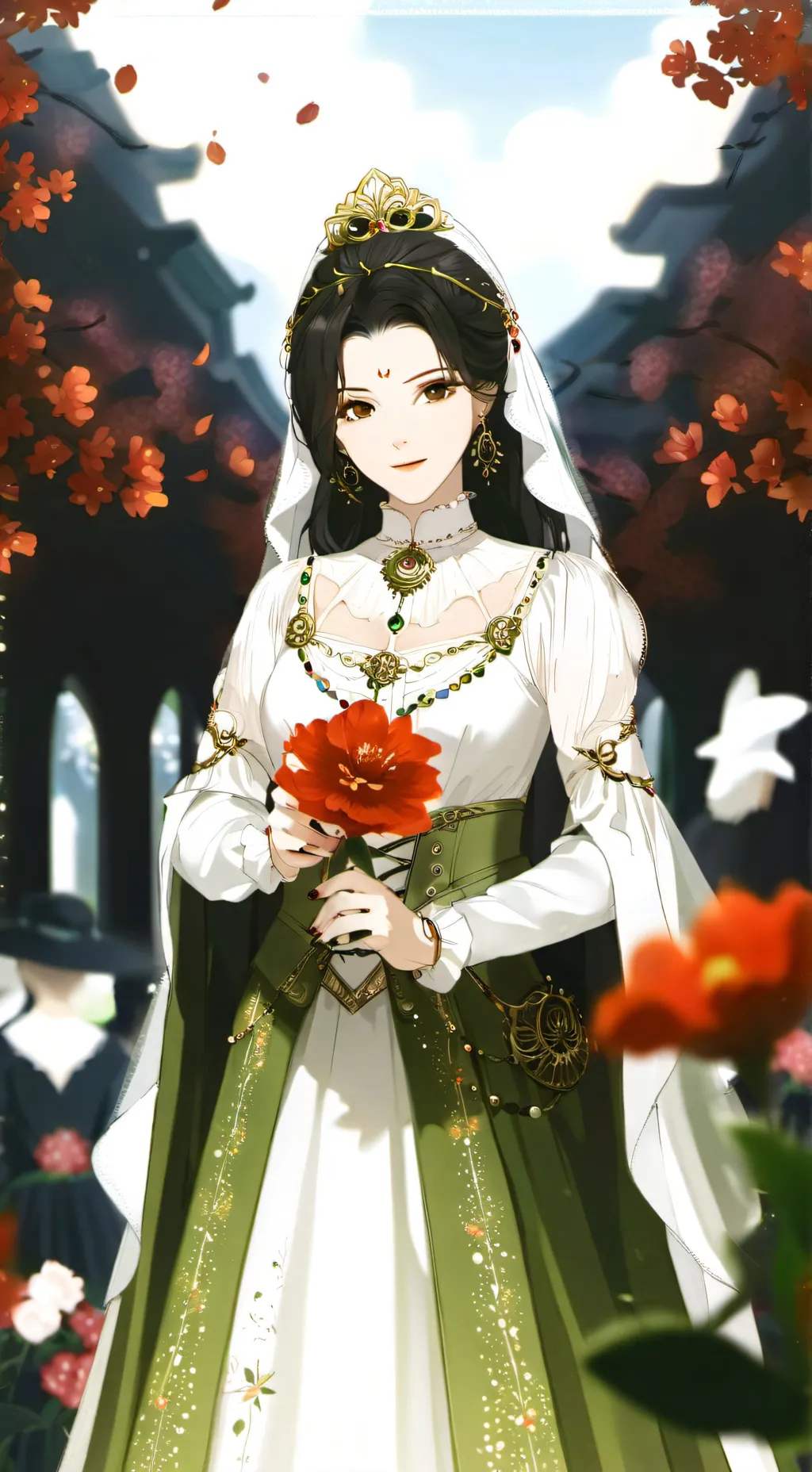 ai character: Noiva 💍 background
