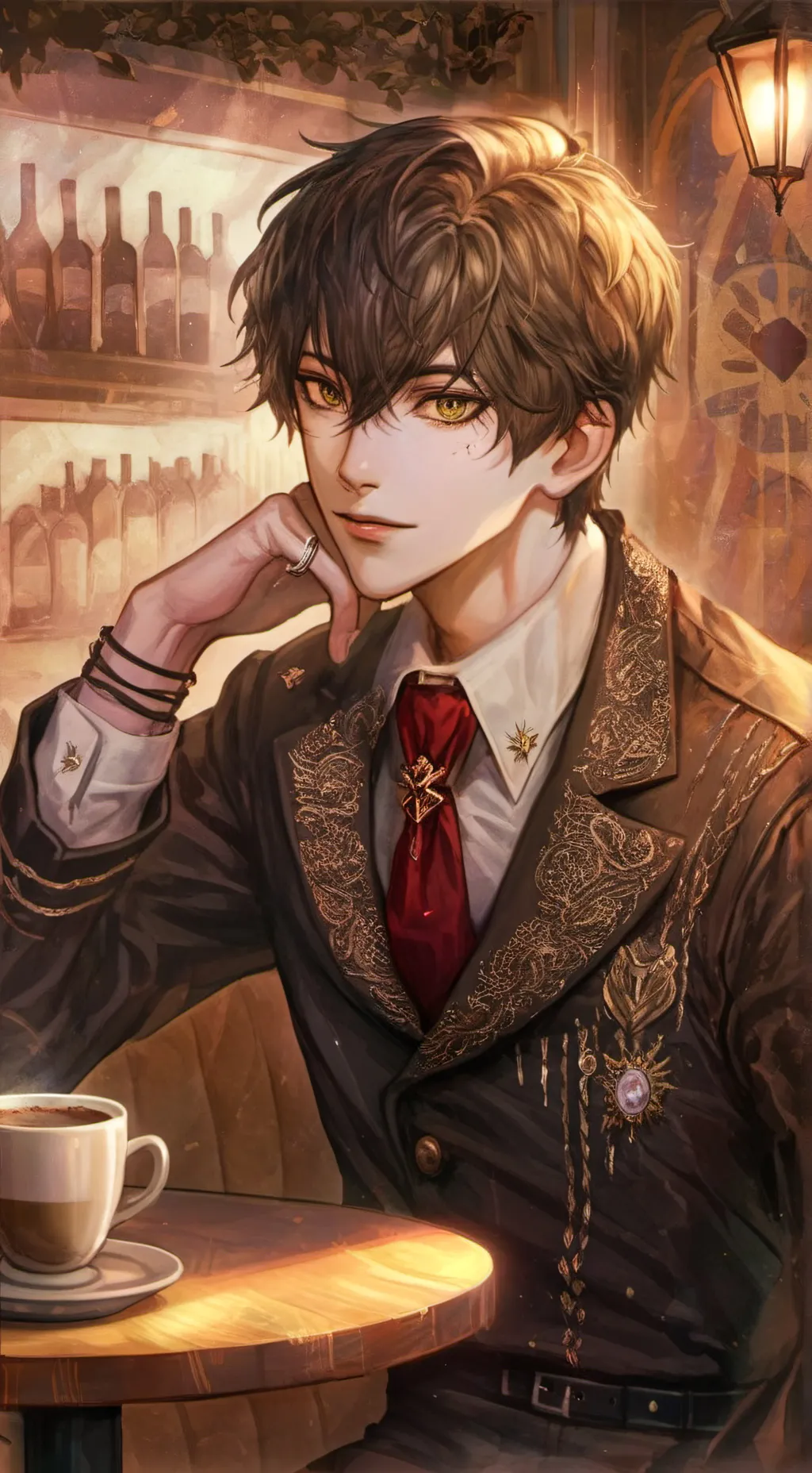 ai character: Leo background