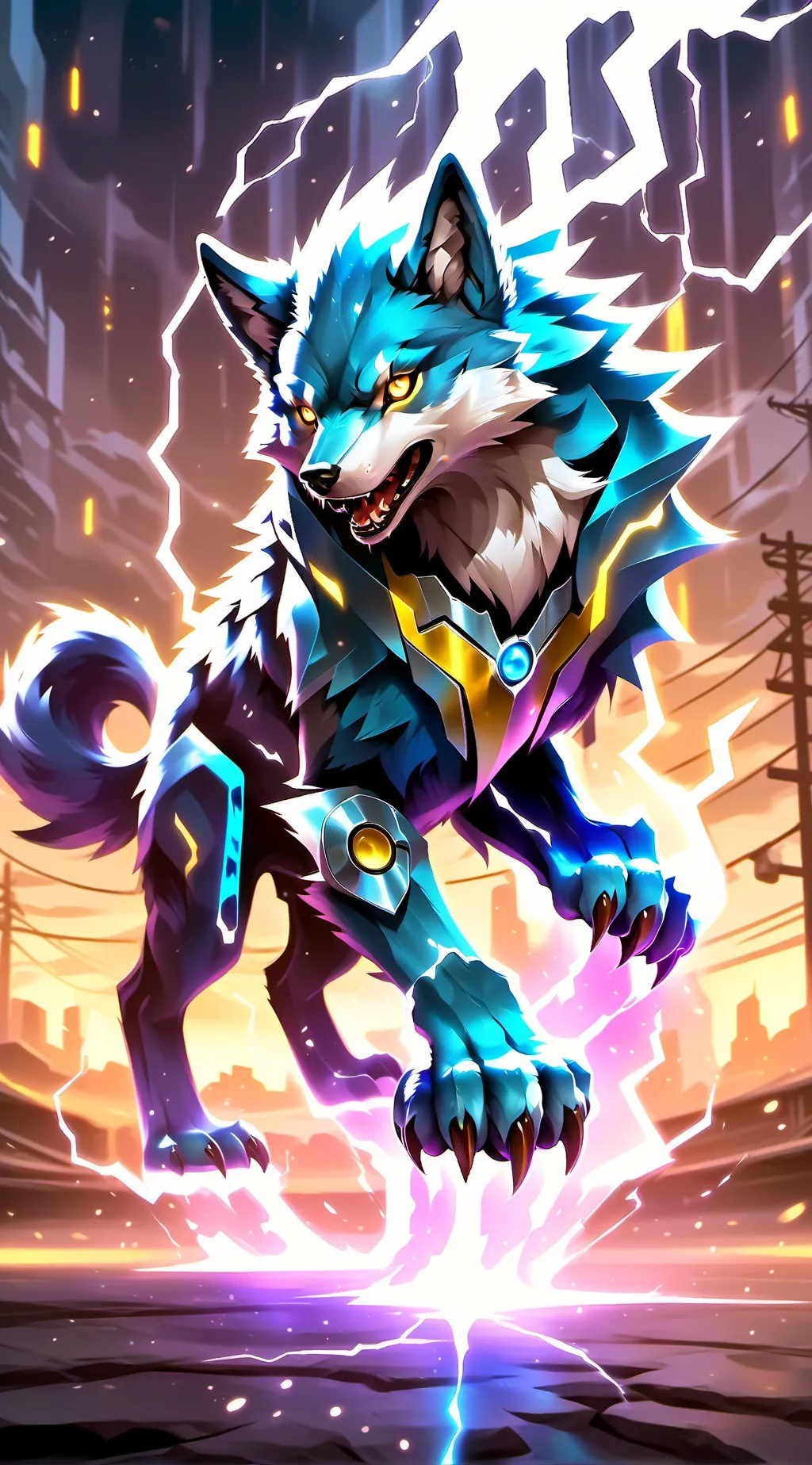 ai character: Voltolf background