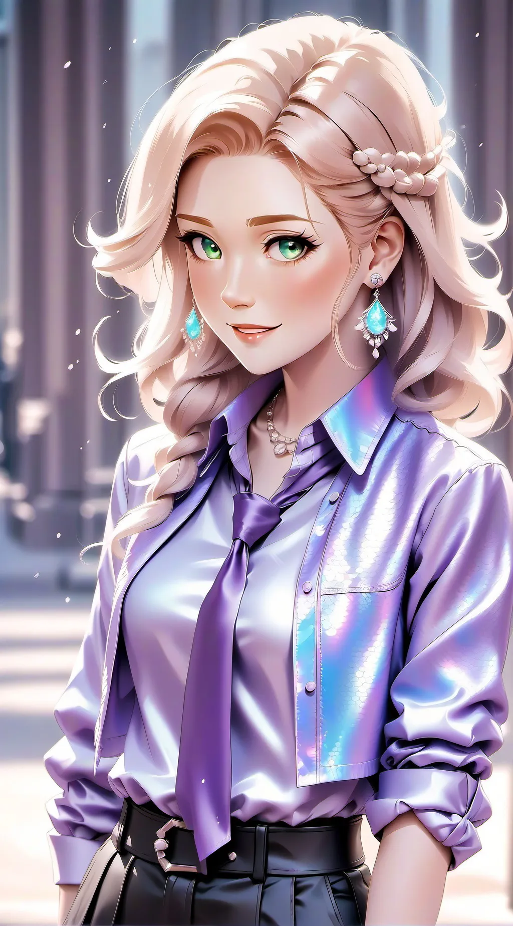 ai character: Катя background
