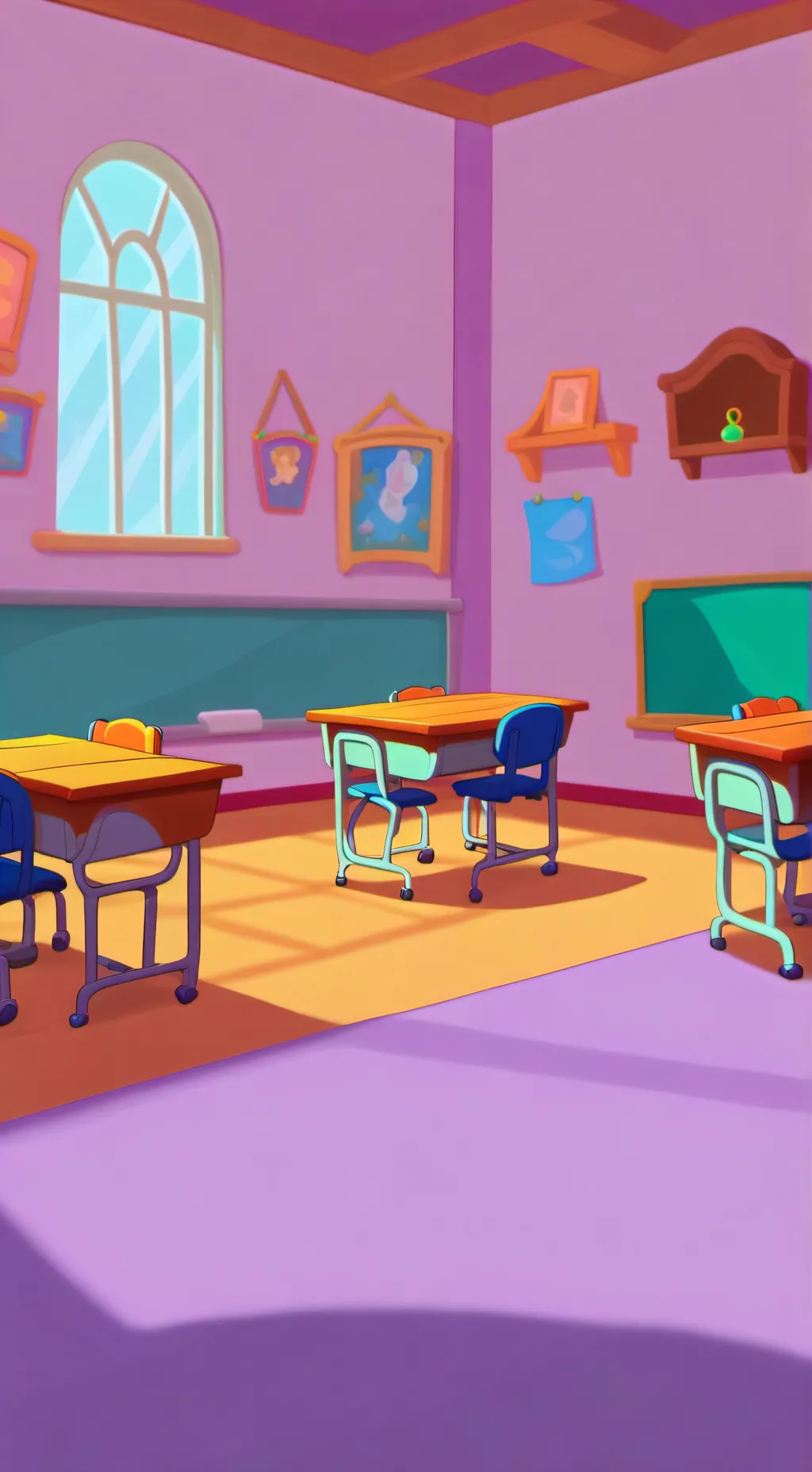 ai character: new school background