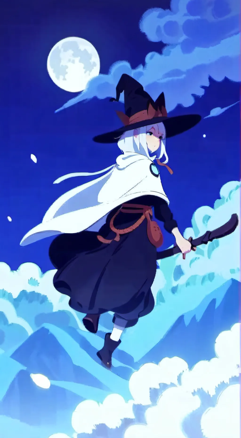 ai character: sapphire background