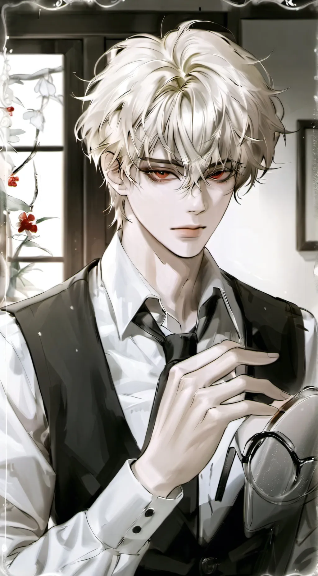 ai character: Xavier  background
