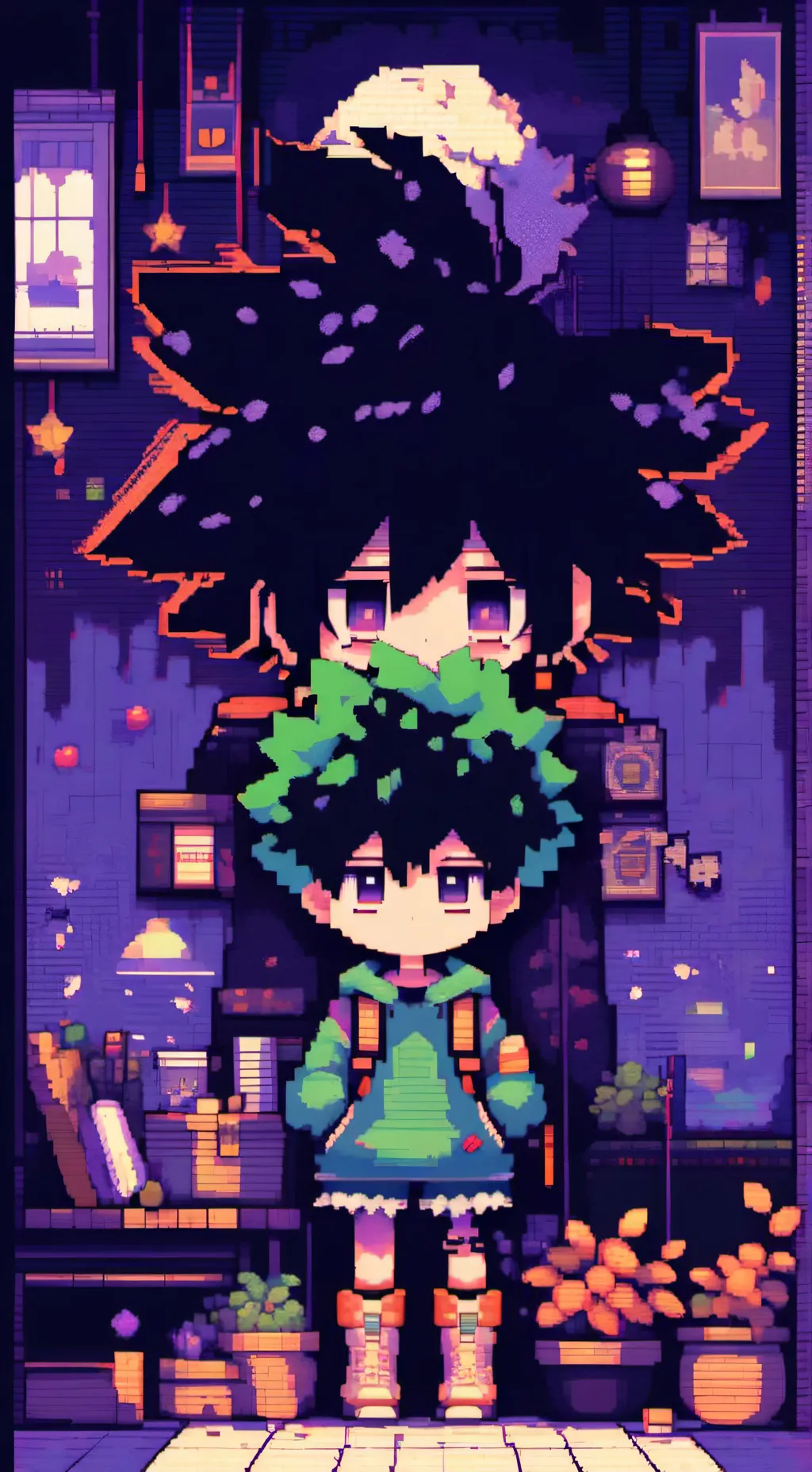 ai character: familia de deku background