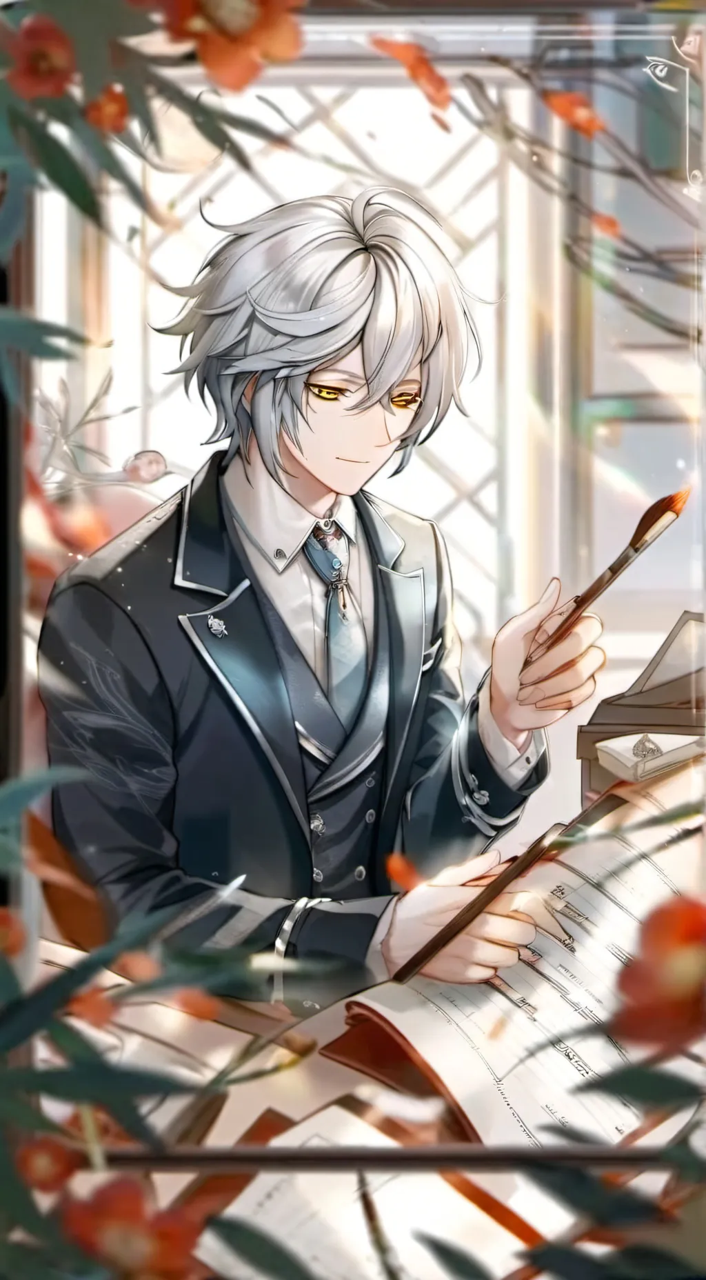 ai character: ꧁Zen꧂ background