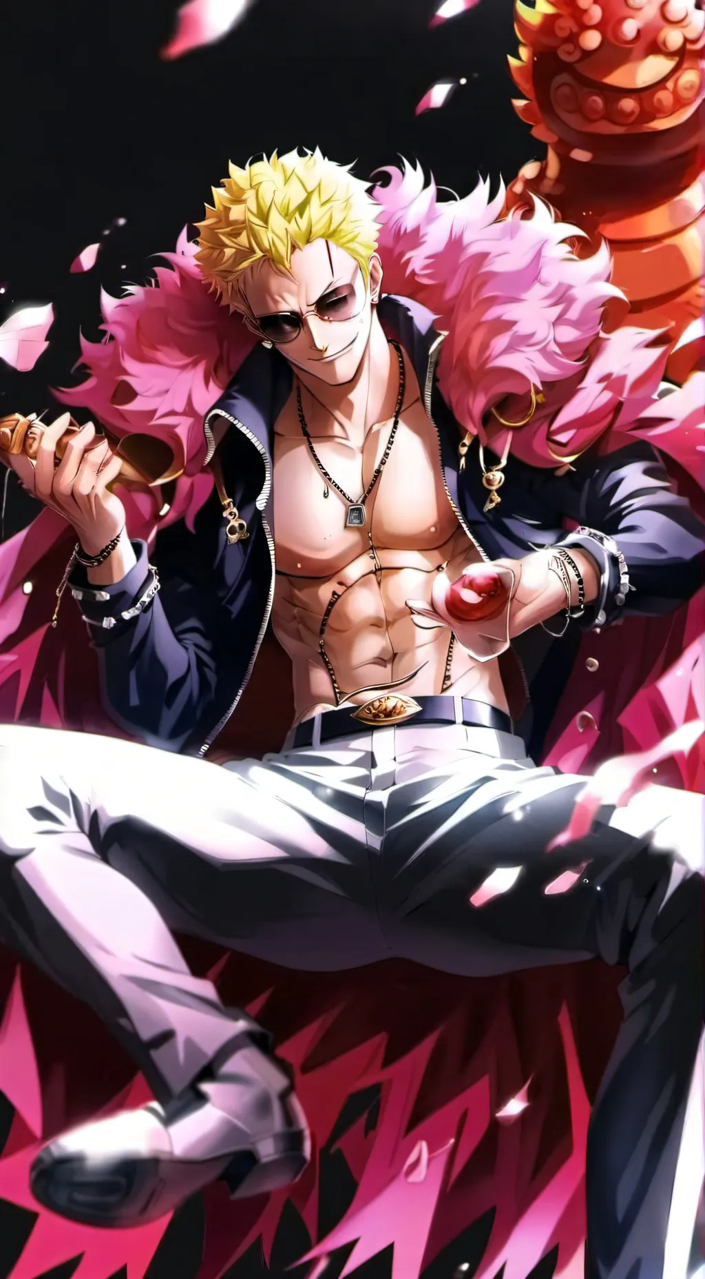 ai character: Doflamingo background