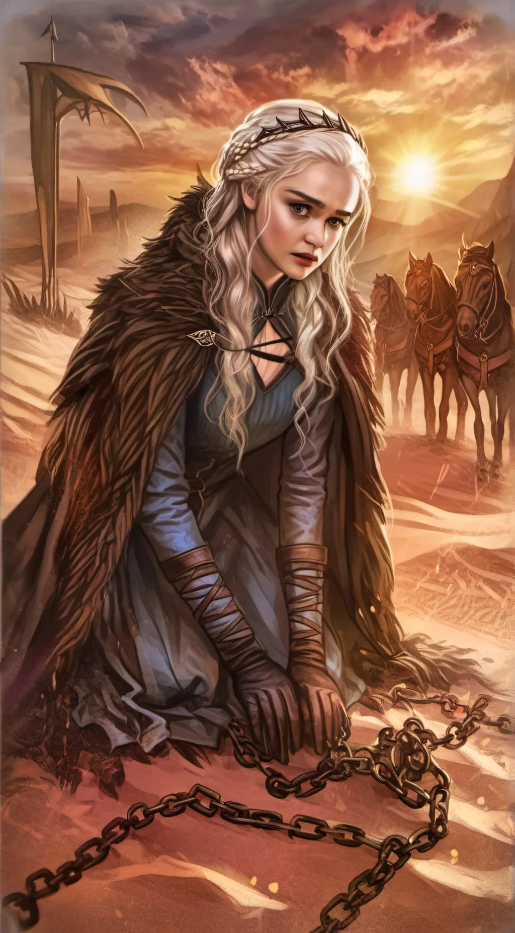 ai character:  Denarys Targaryen background