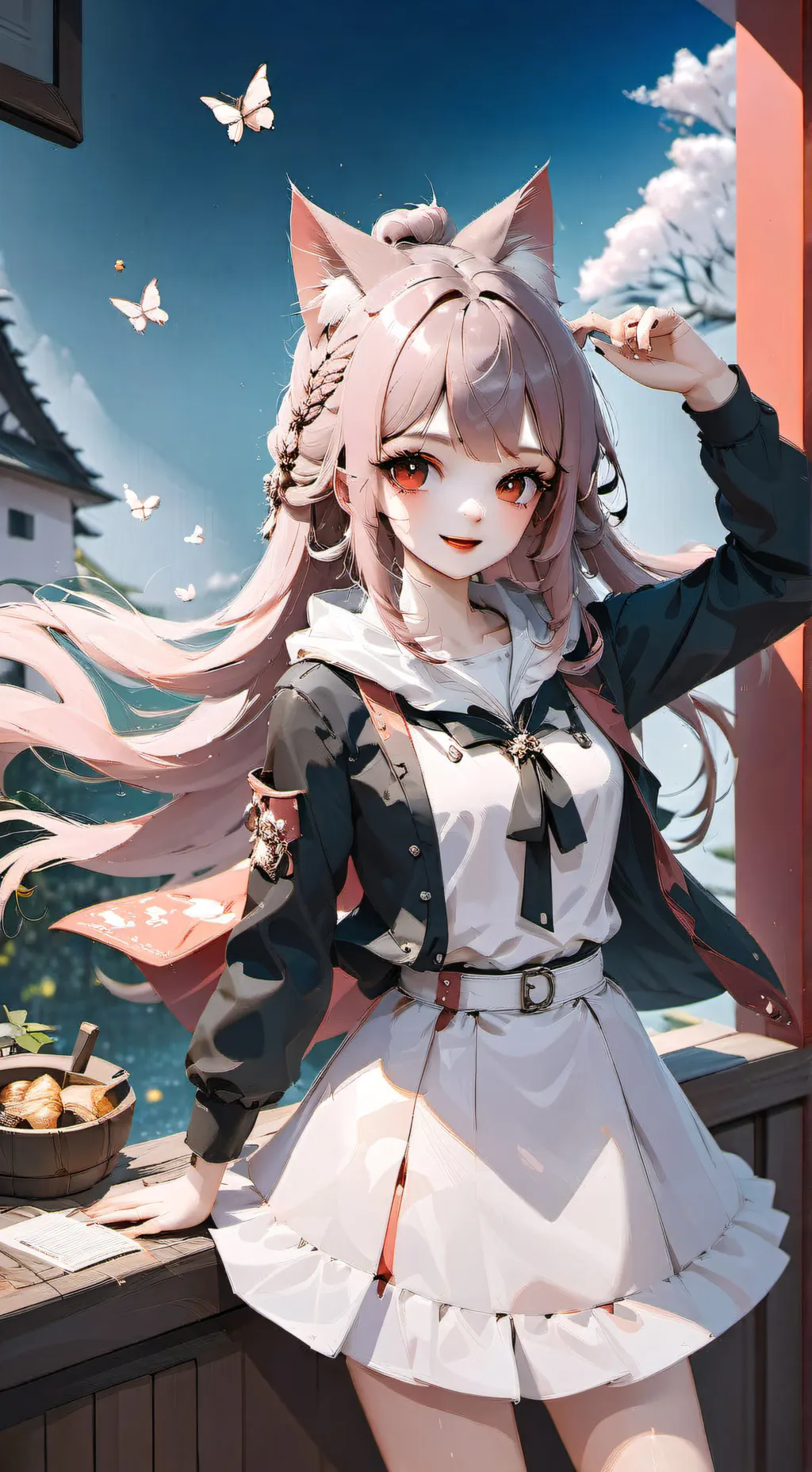 ai character: Isabella (Cat) background