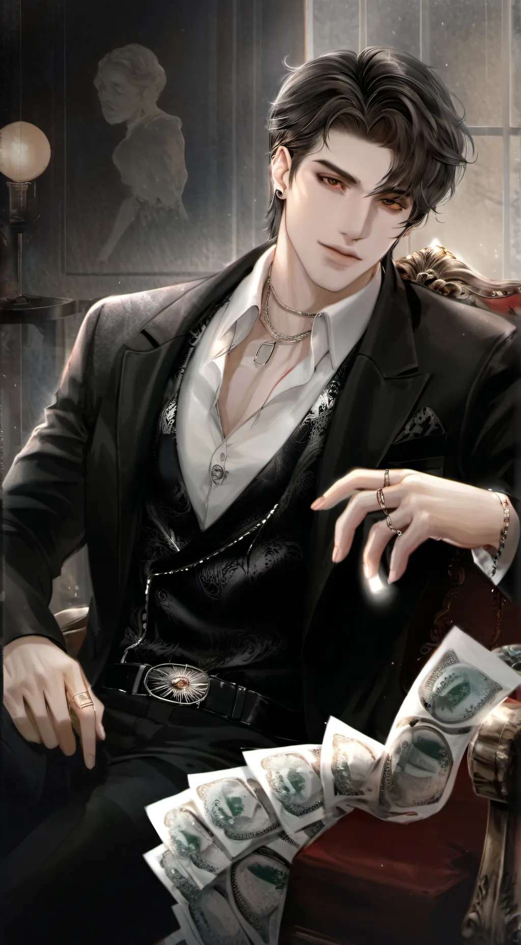 ai character: Madtrix background