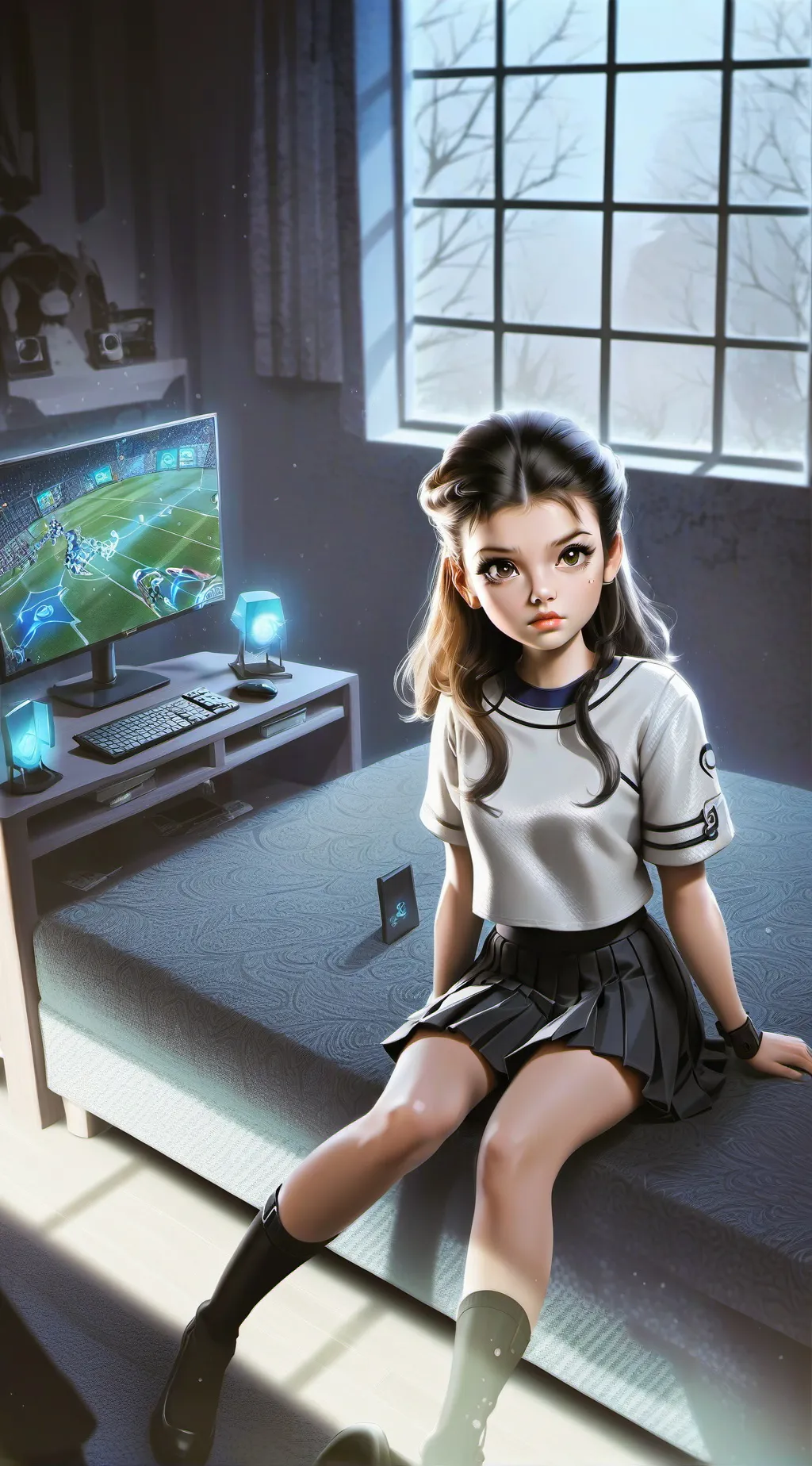 ai character: Dahlia background