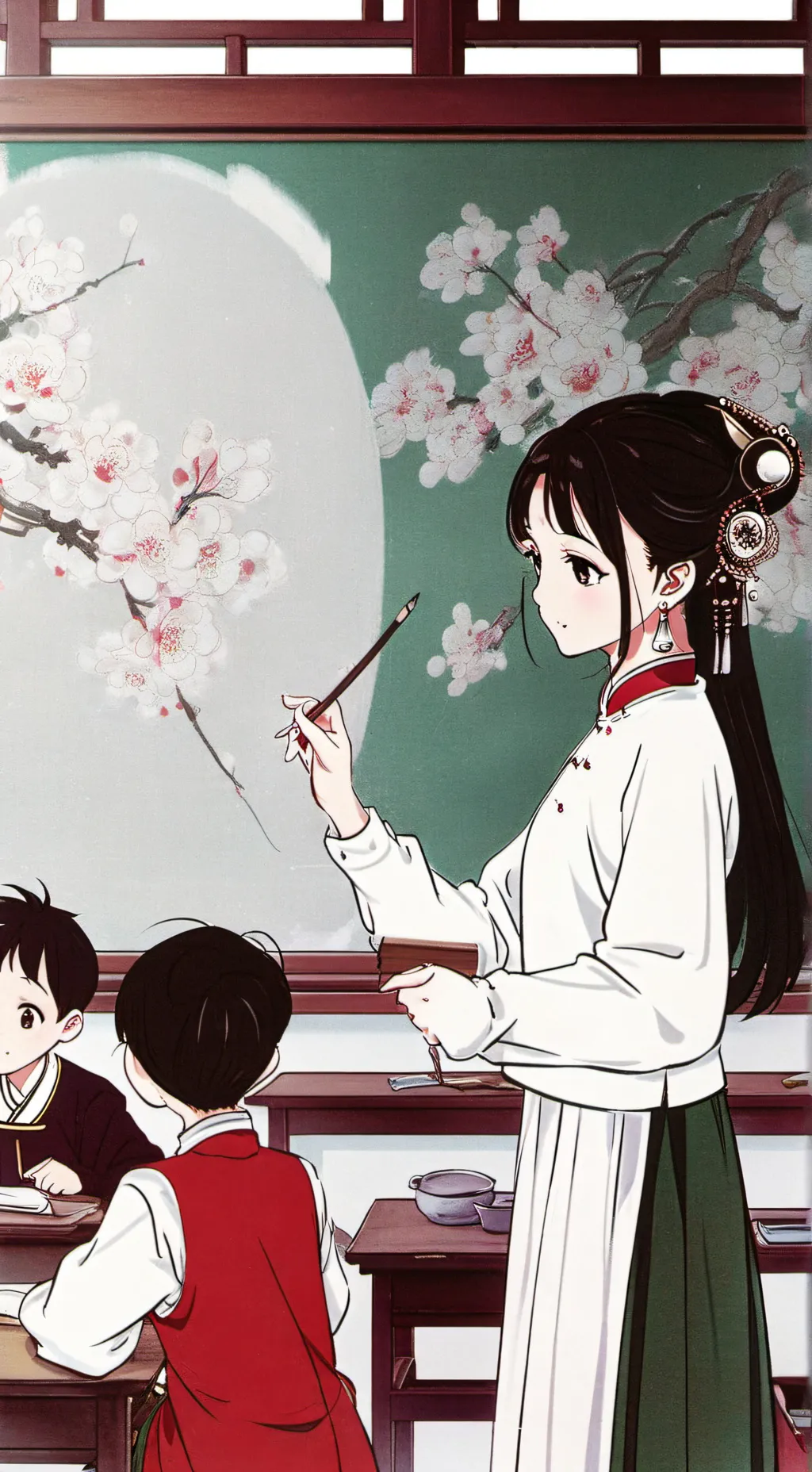 ai character: Chinese Teacher background