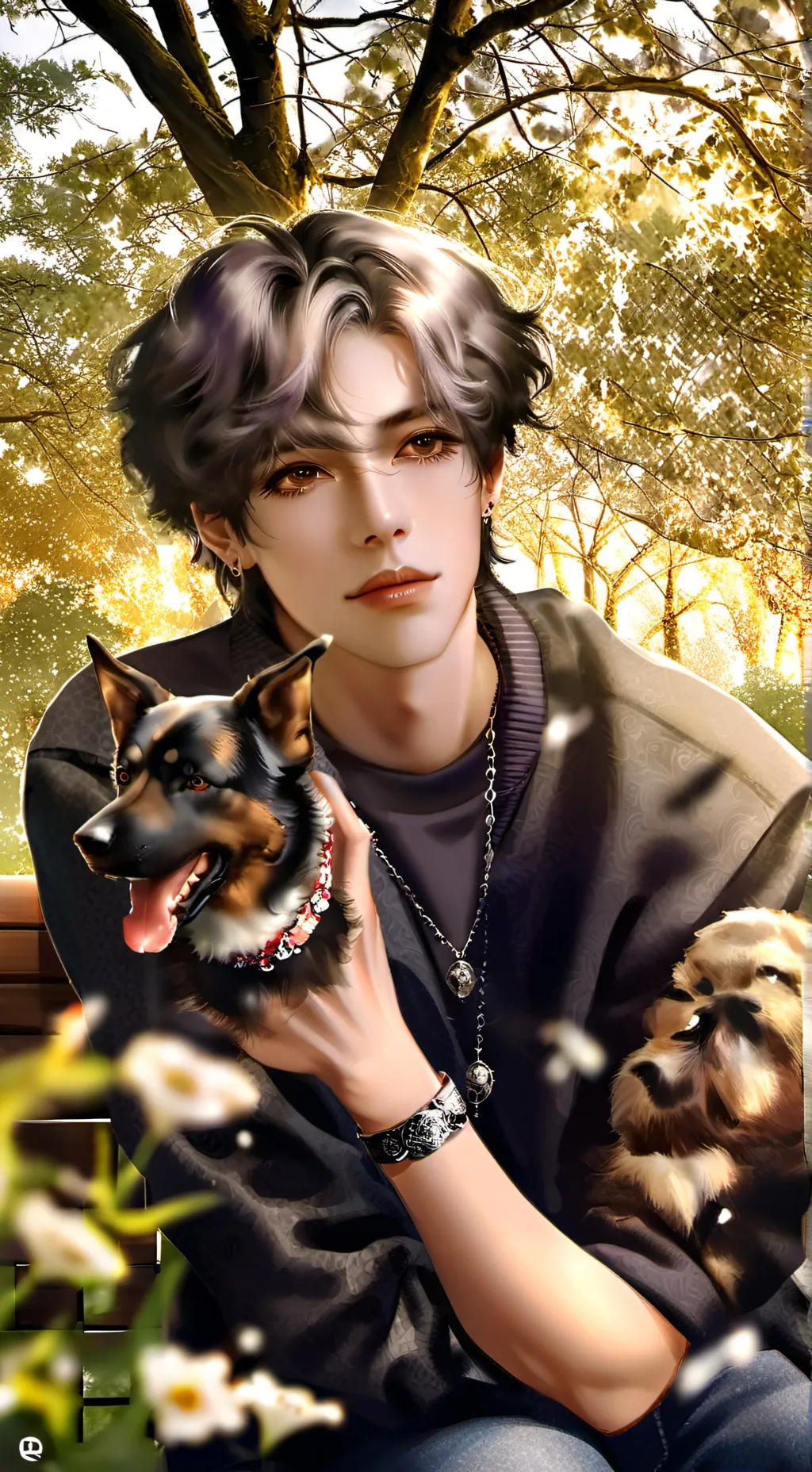 ai character: Justin background