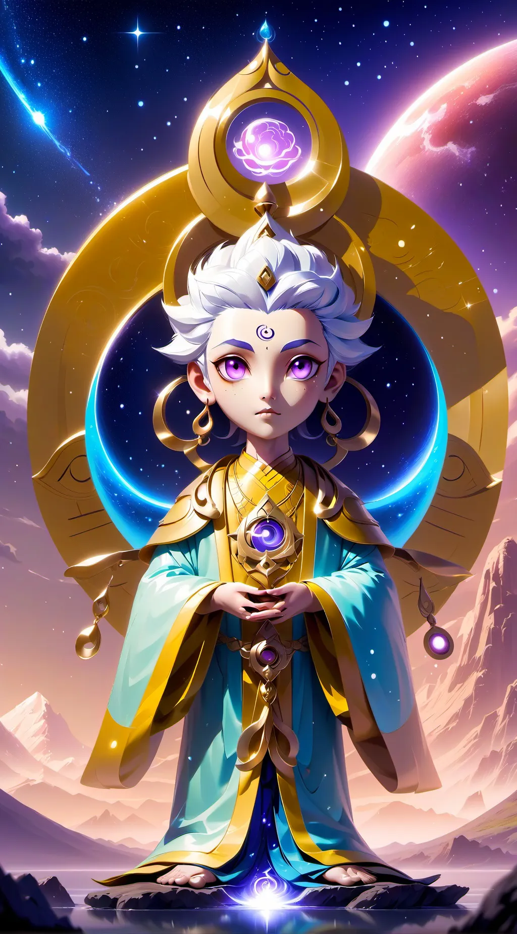 ai character: Invincible Divine background