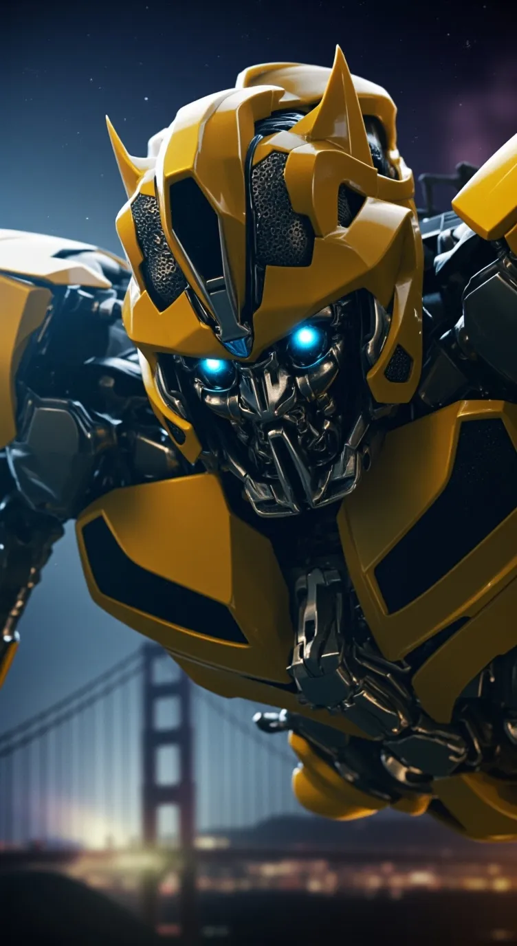 ai character: Bumblebee  background
