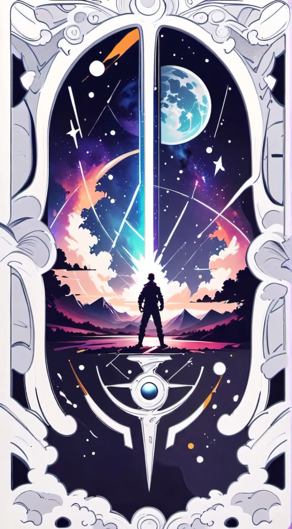 ai character: the end..? background