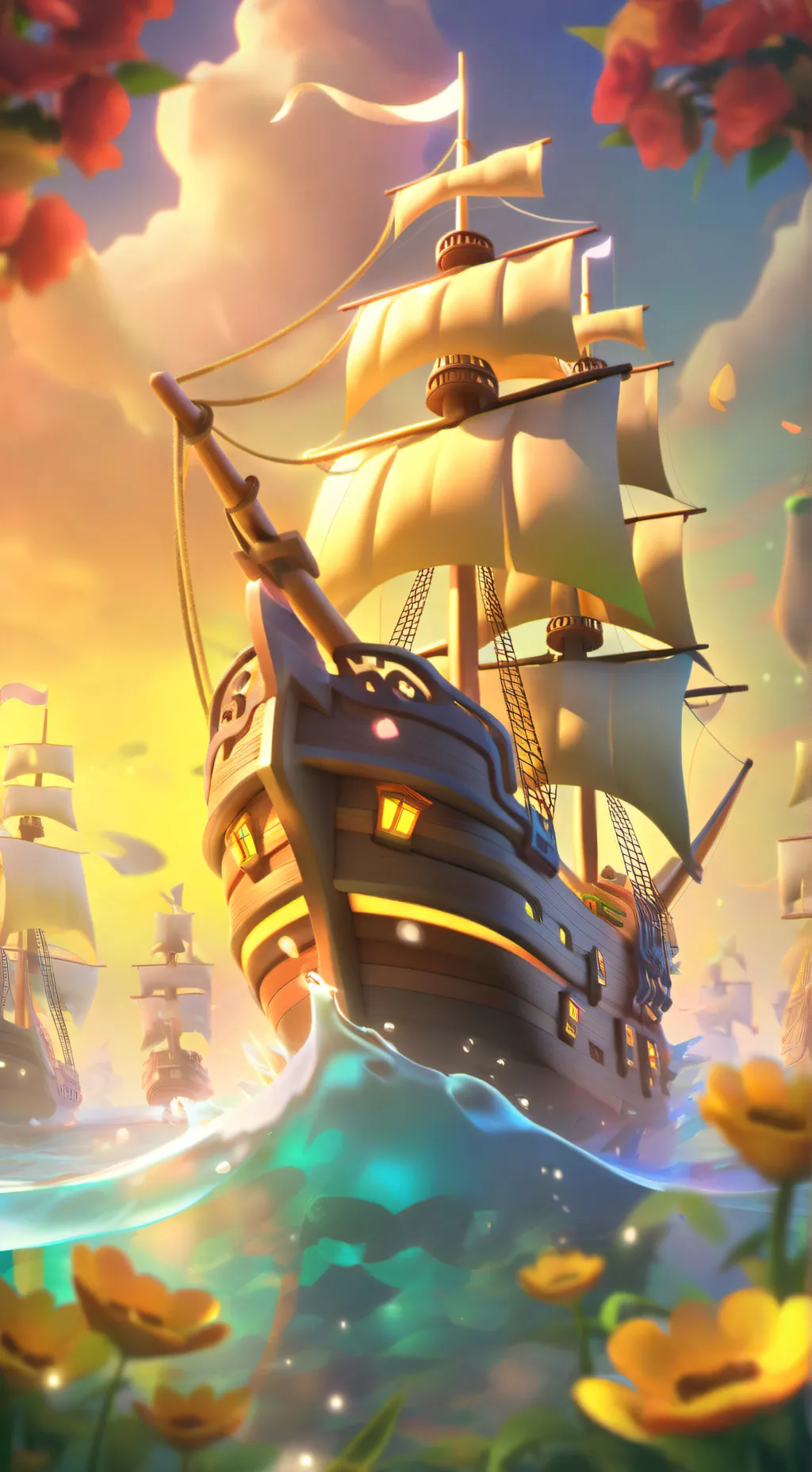 ai character: Tadc ship  background