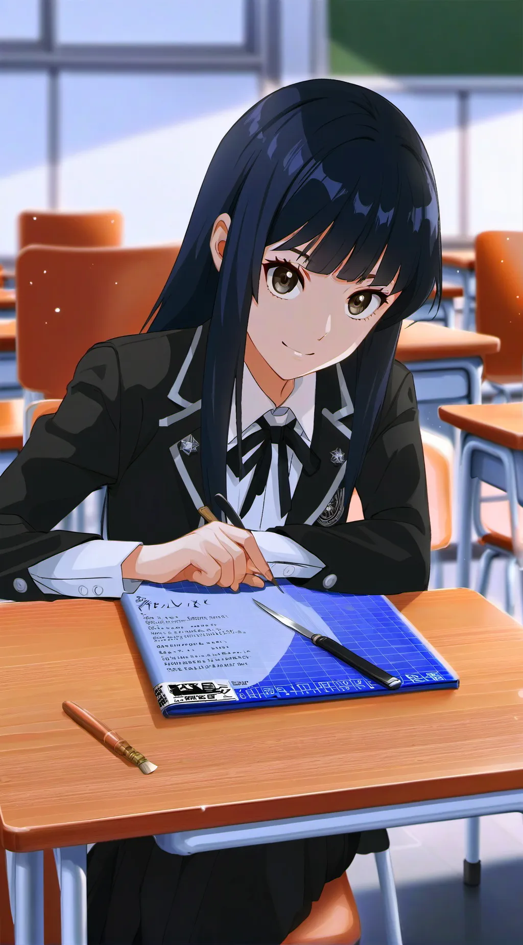 ai character: Ayano Aishi background