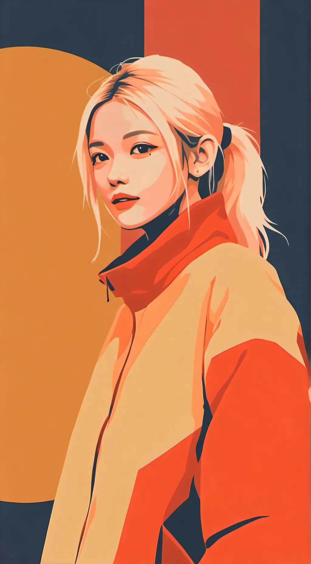 ai character: k-pop background