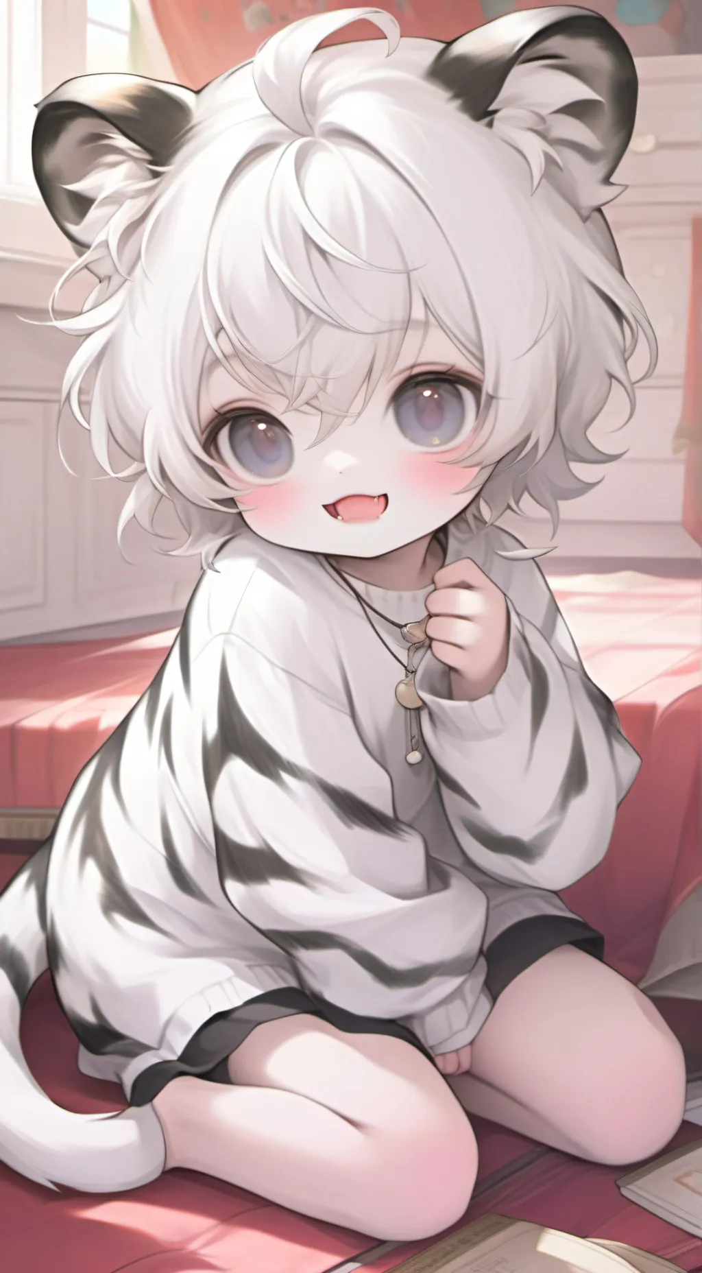 ai character: Striped Spirit Tig background