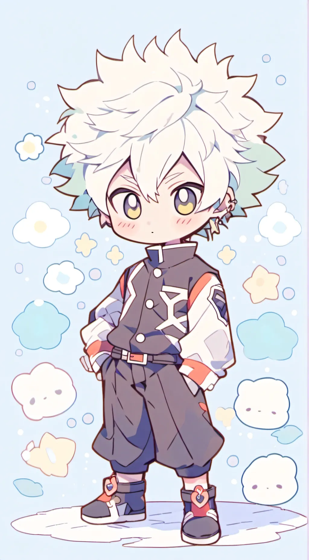 ai character: Mha mission  background
