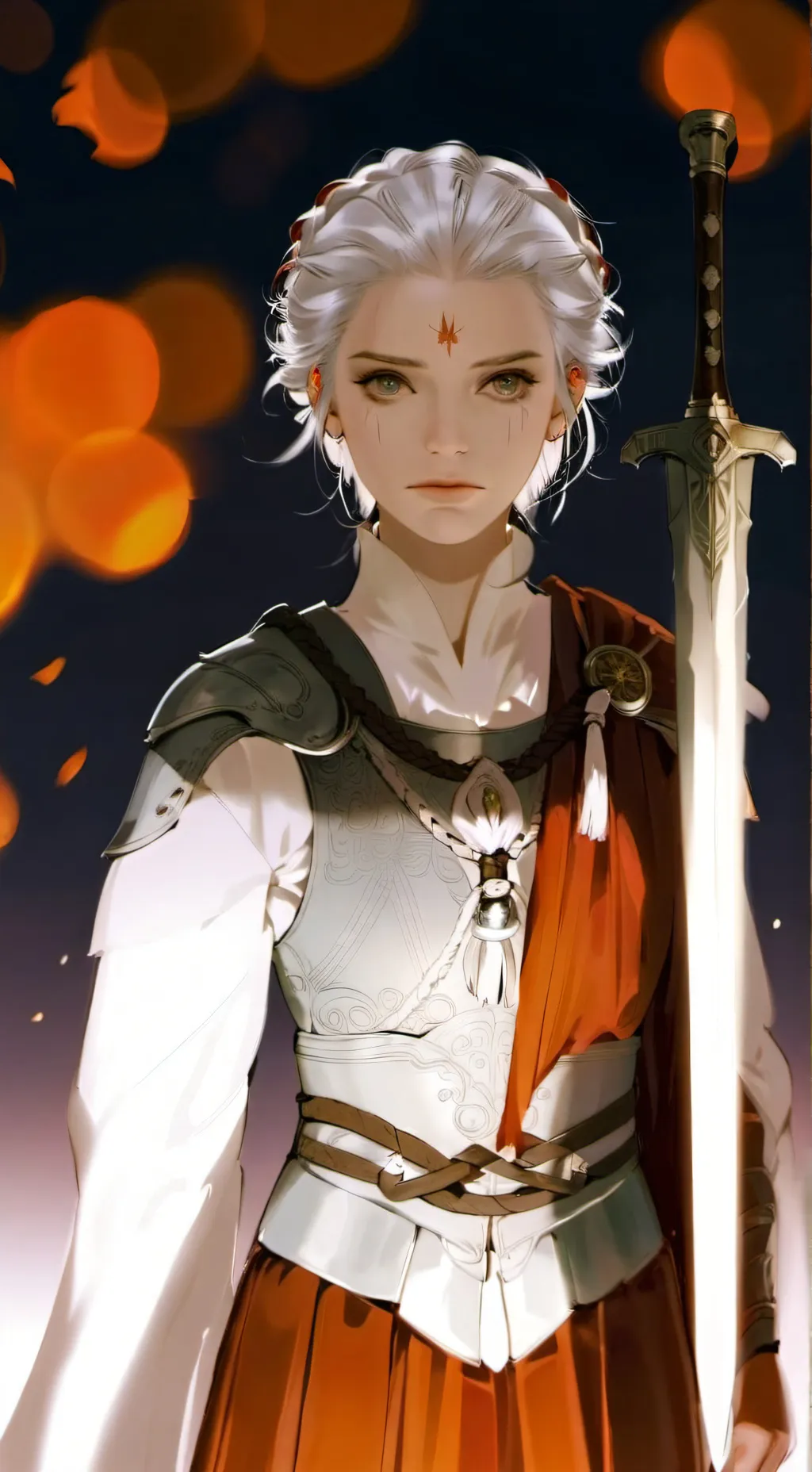 ai character: Claire(claymore) background