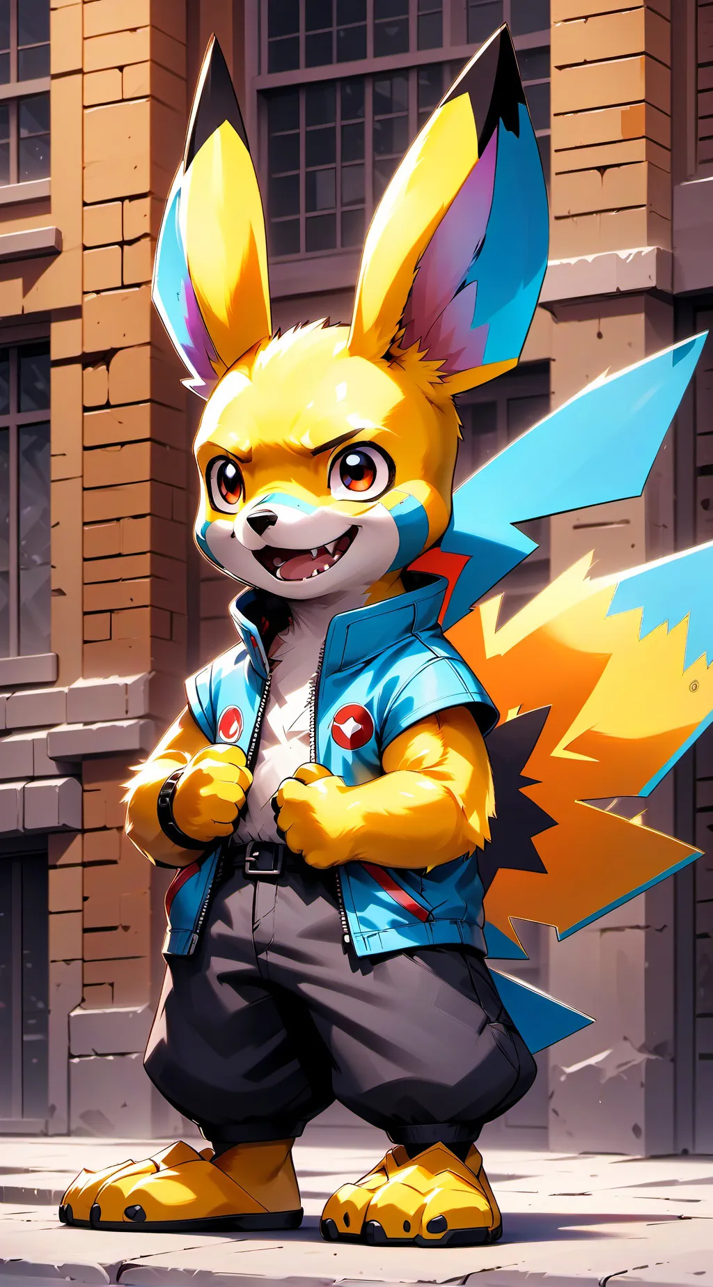 ai character: Bolt background