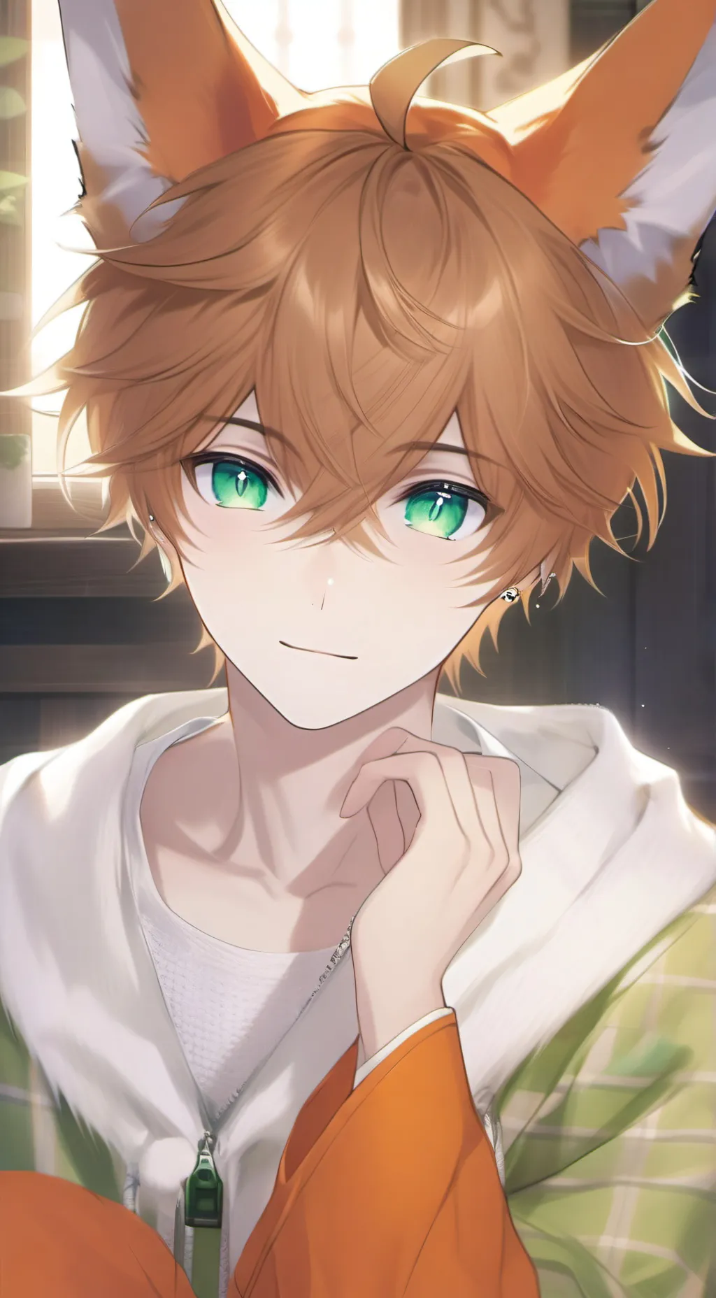 ai character: Orangey the Fox Sp background