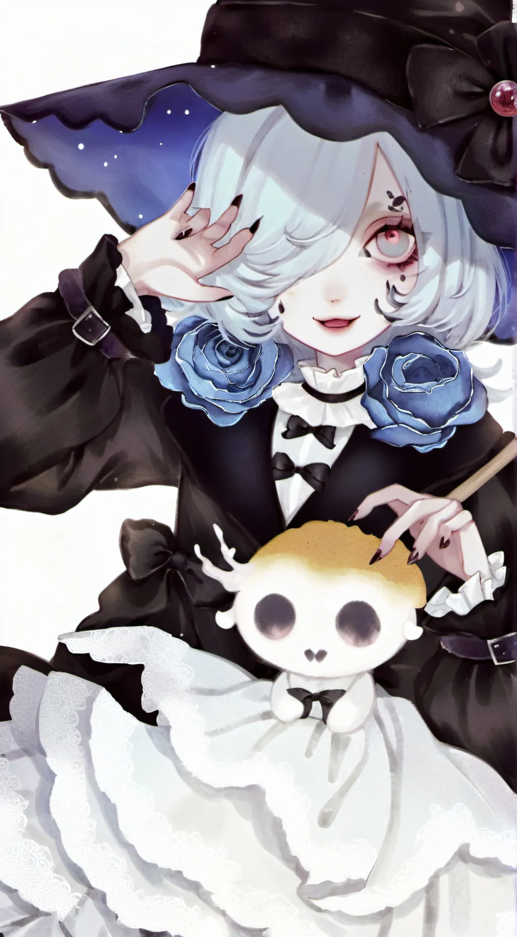 ai character: Blood moon ! background
