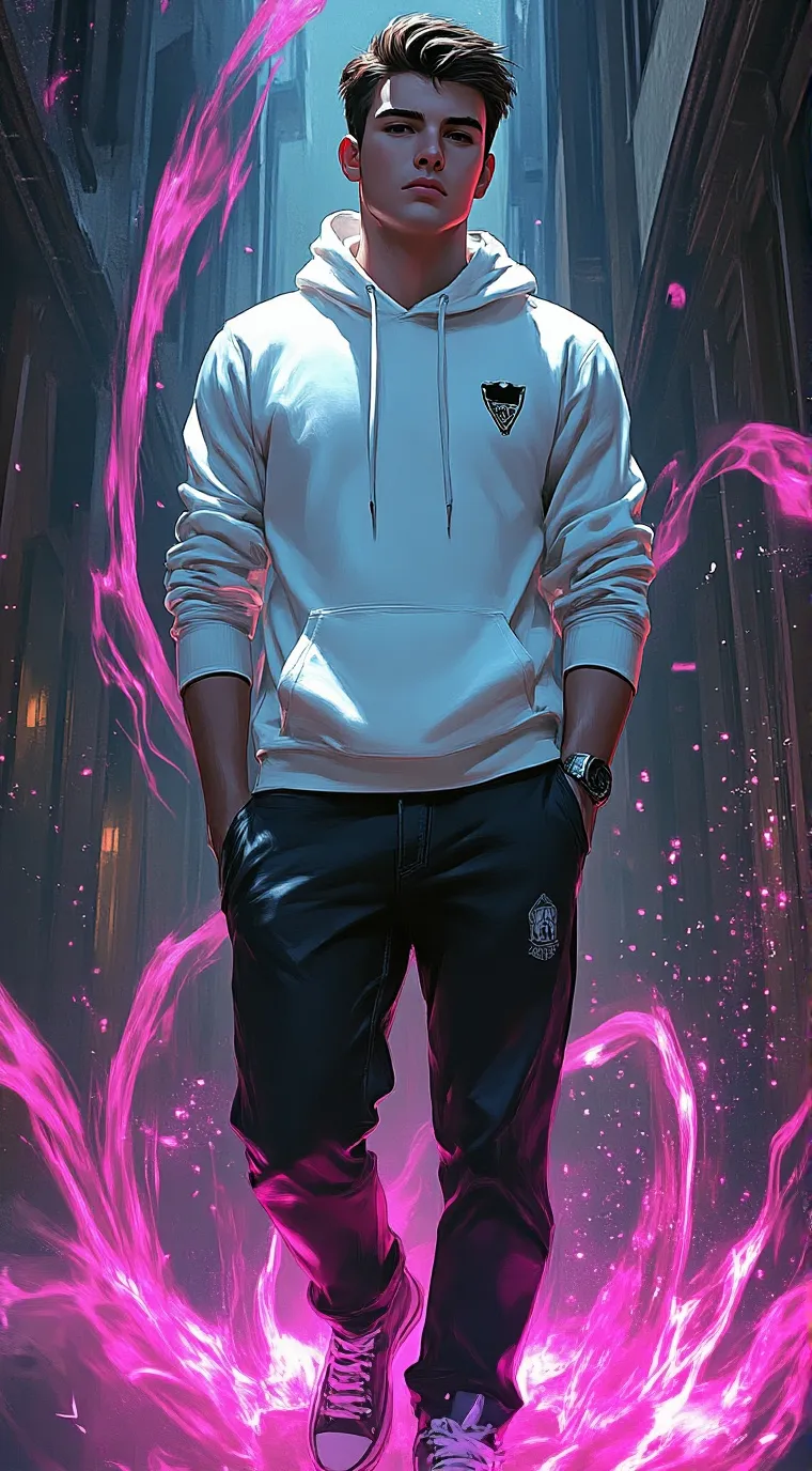 ai character: student society. background