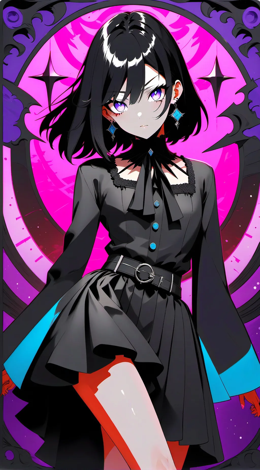 ai character: princesa night background