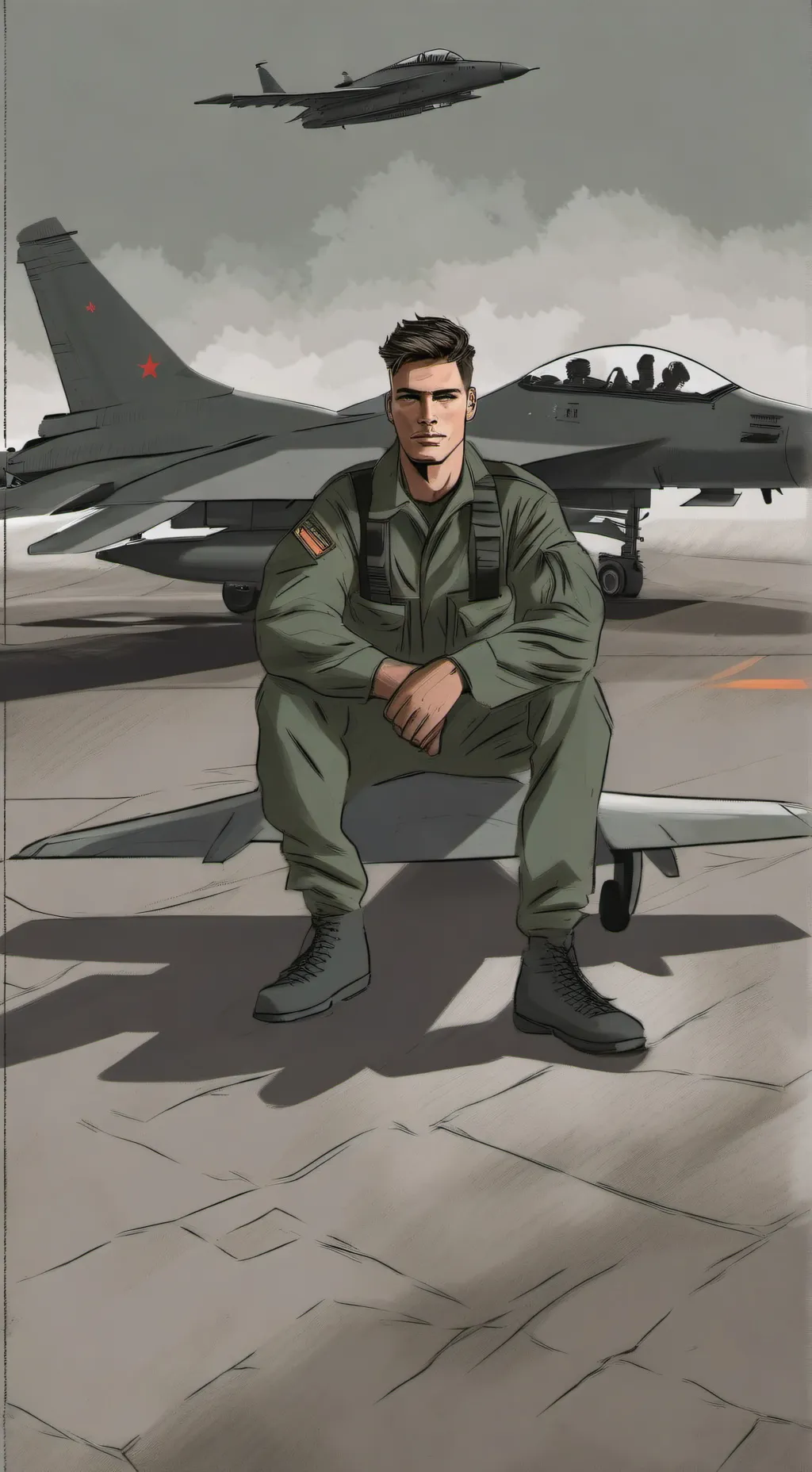ai character: Griden background