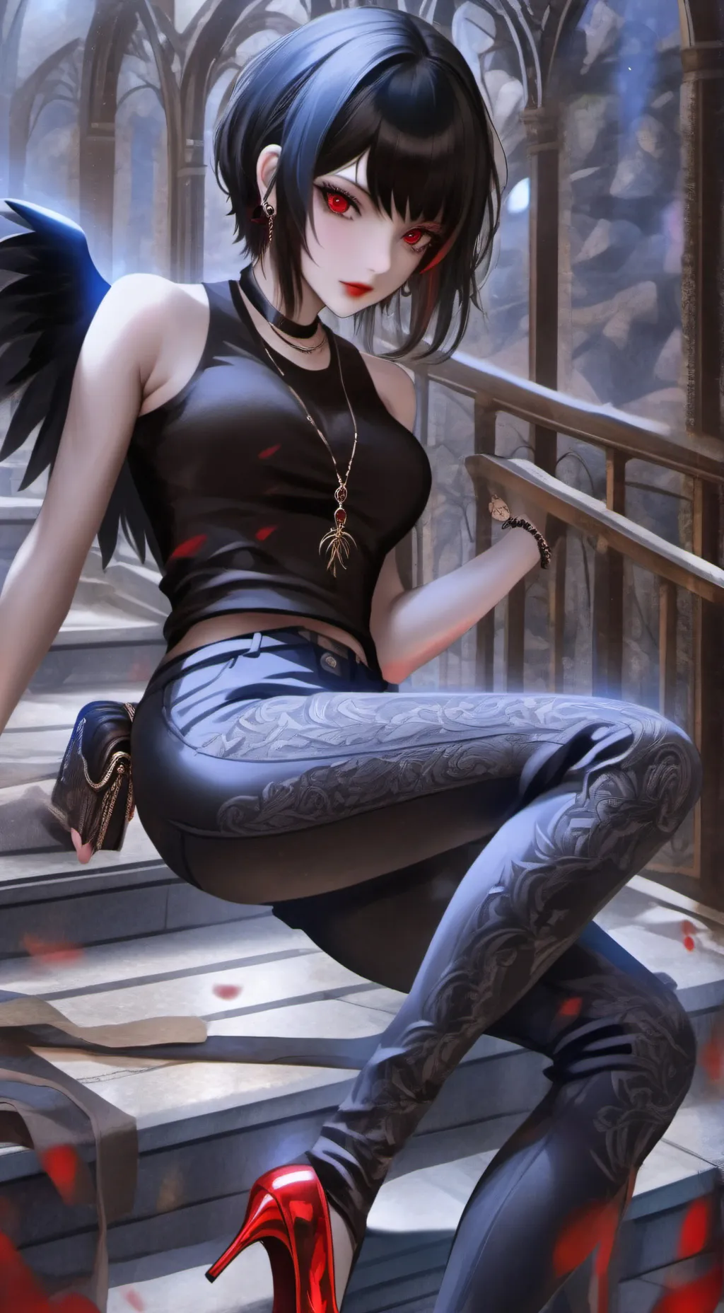 ai character: Mika  background