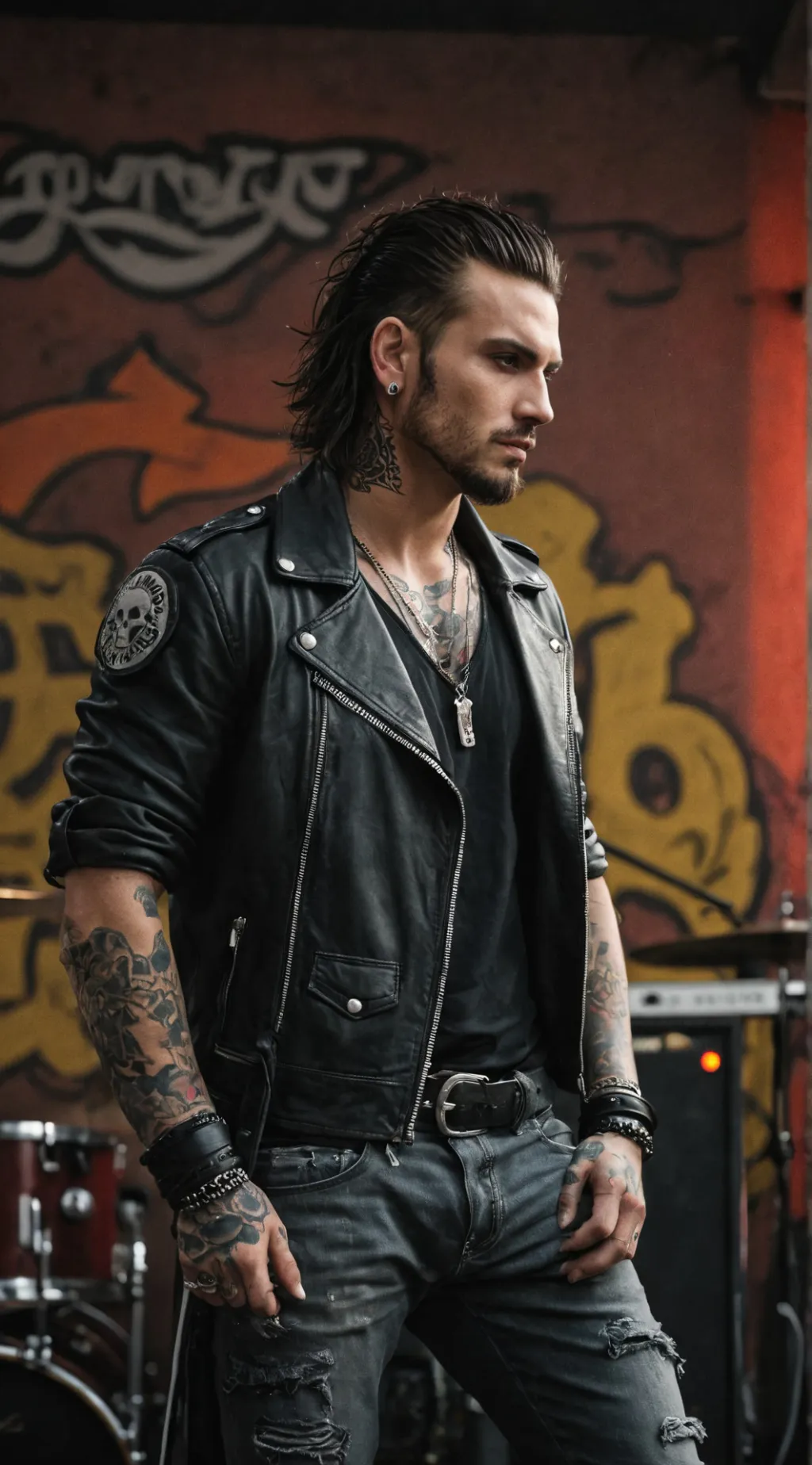 ai character: Zander Fox Slater background